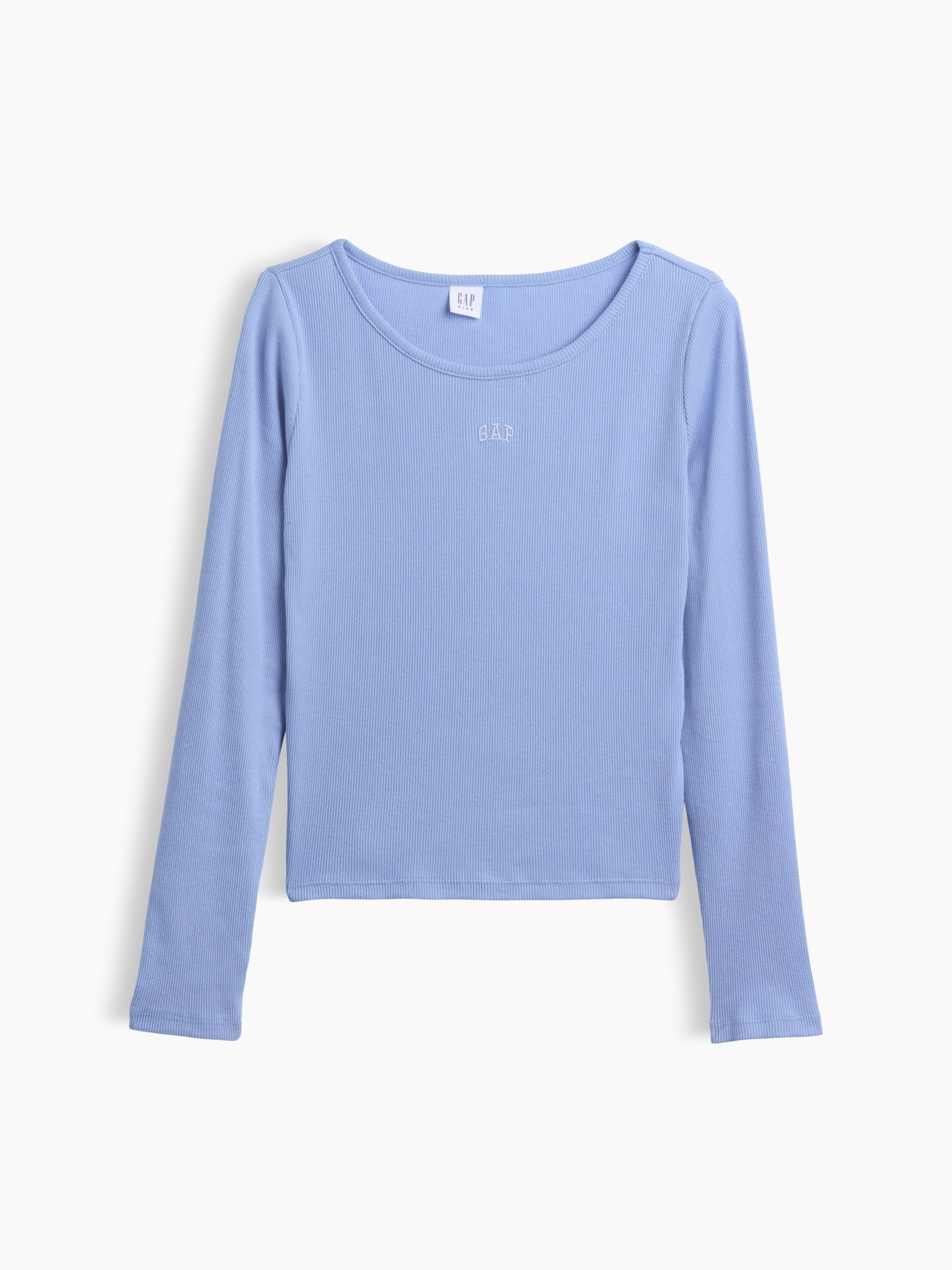 Camiseta acanalada infantil con logo - 003