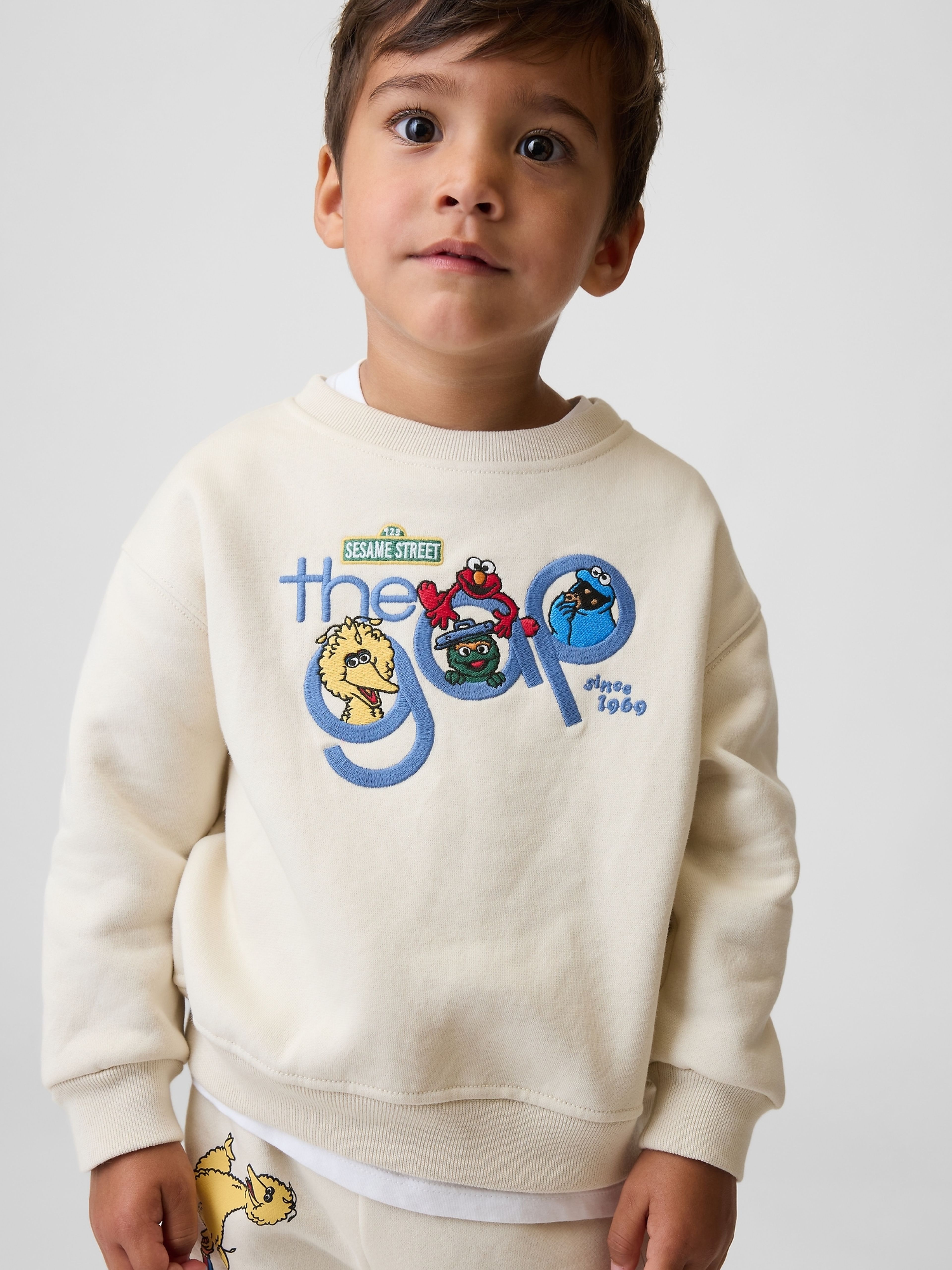 Baby mikina Gap & Sesame Street VintageSoft - 001