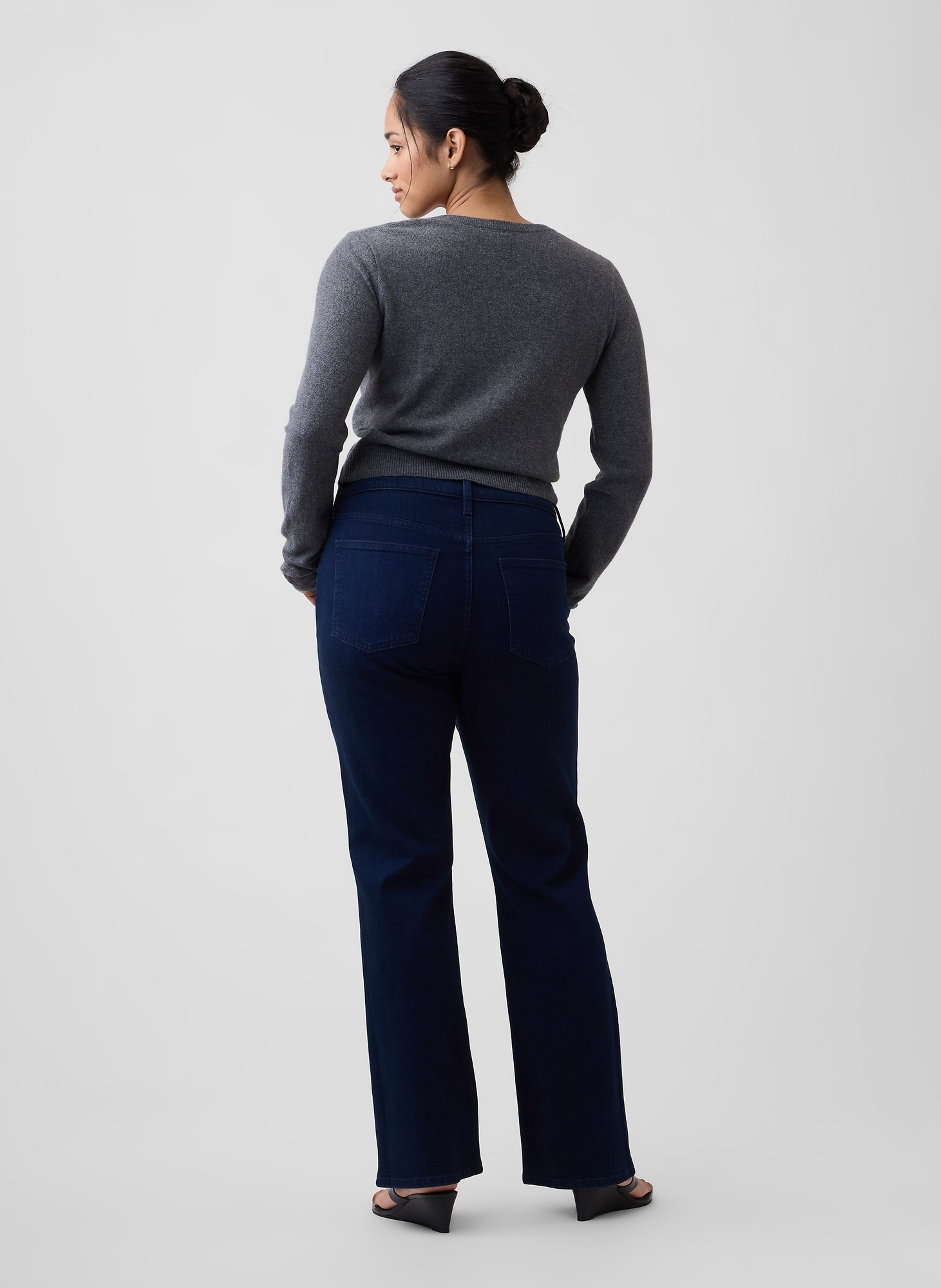 Mid Rise Bootcut Jeans - 006