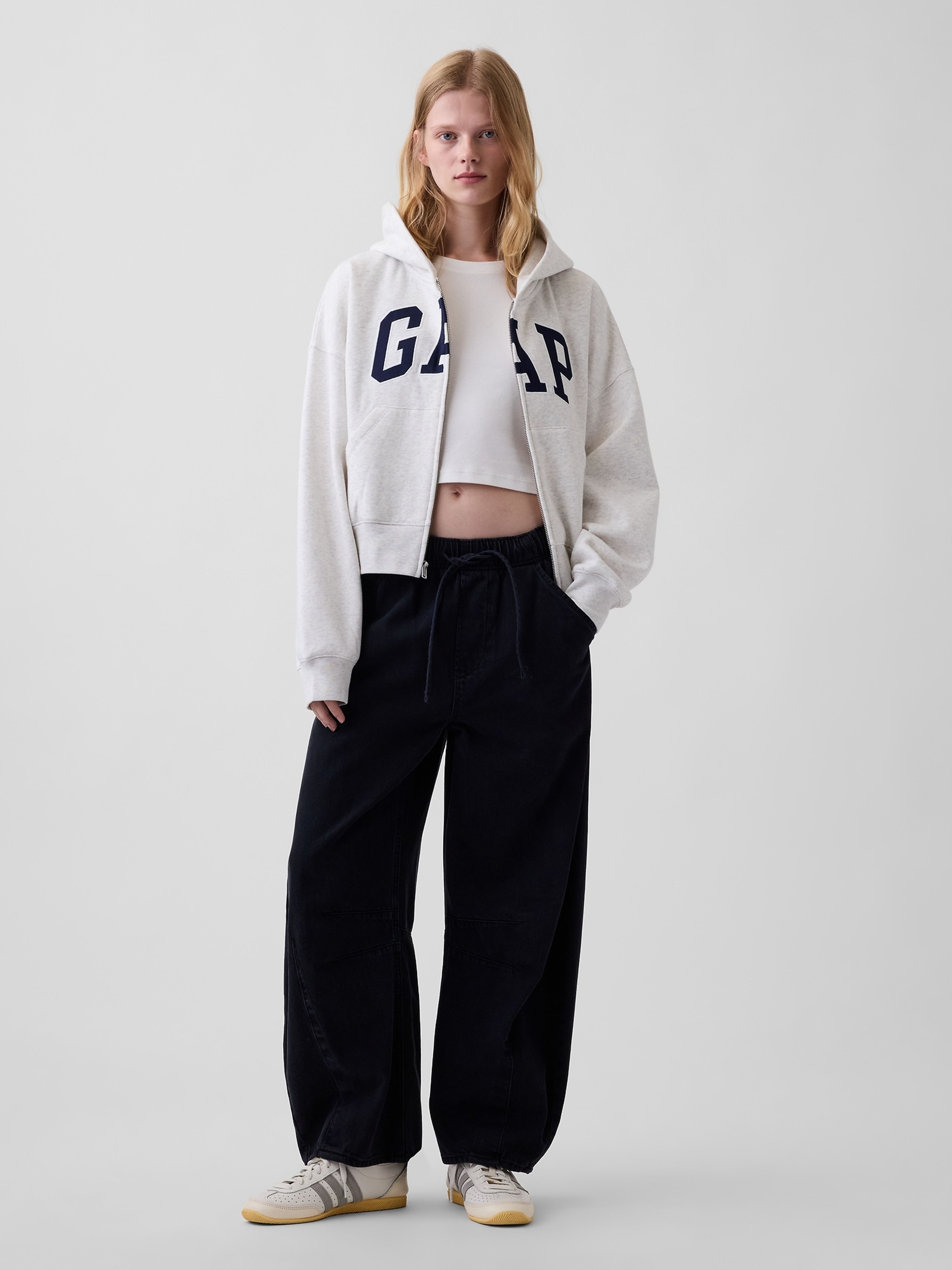 Oversize mikina VintageSoft s logom - 002