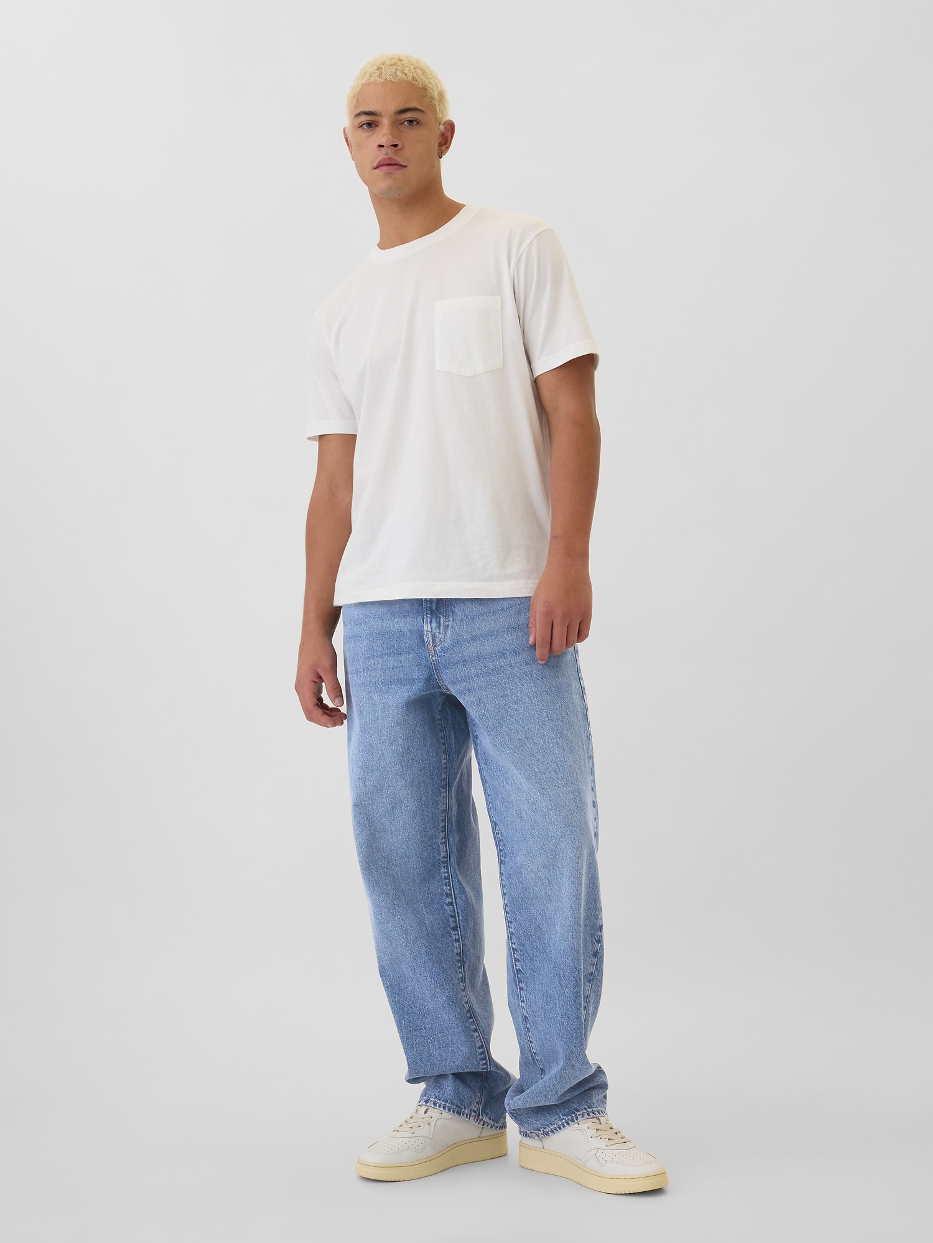 Herren-Baggy-Jeans