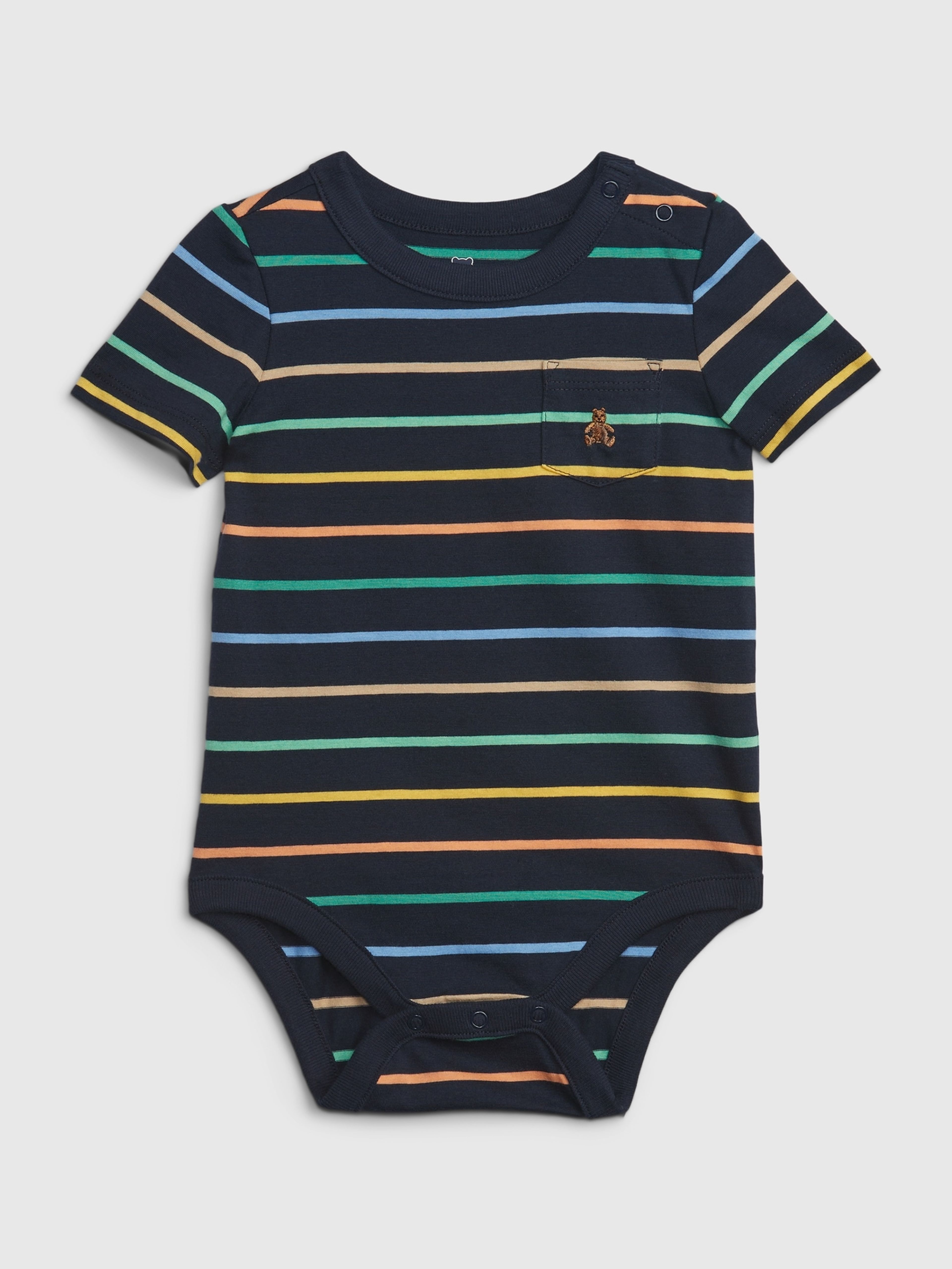 Baby pruhované body Mix & Match
