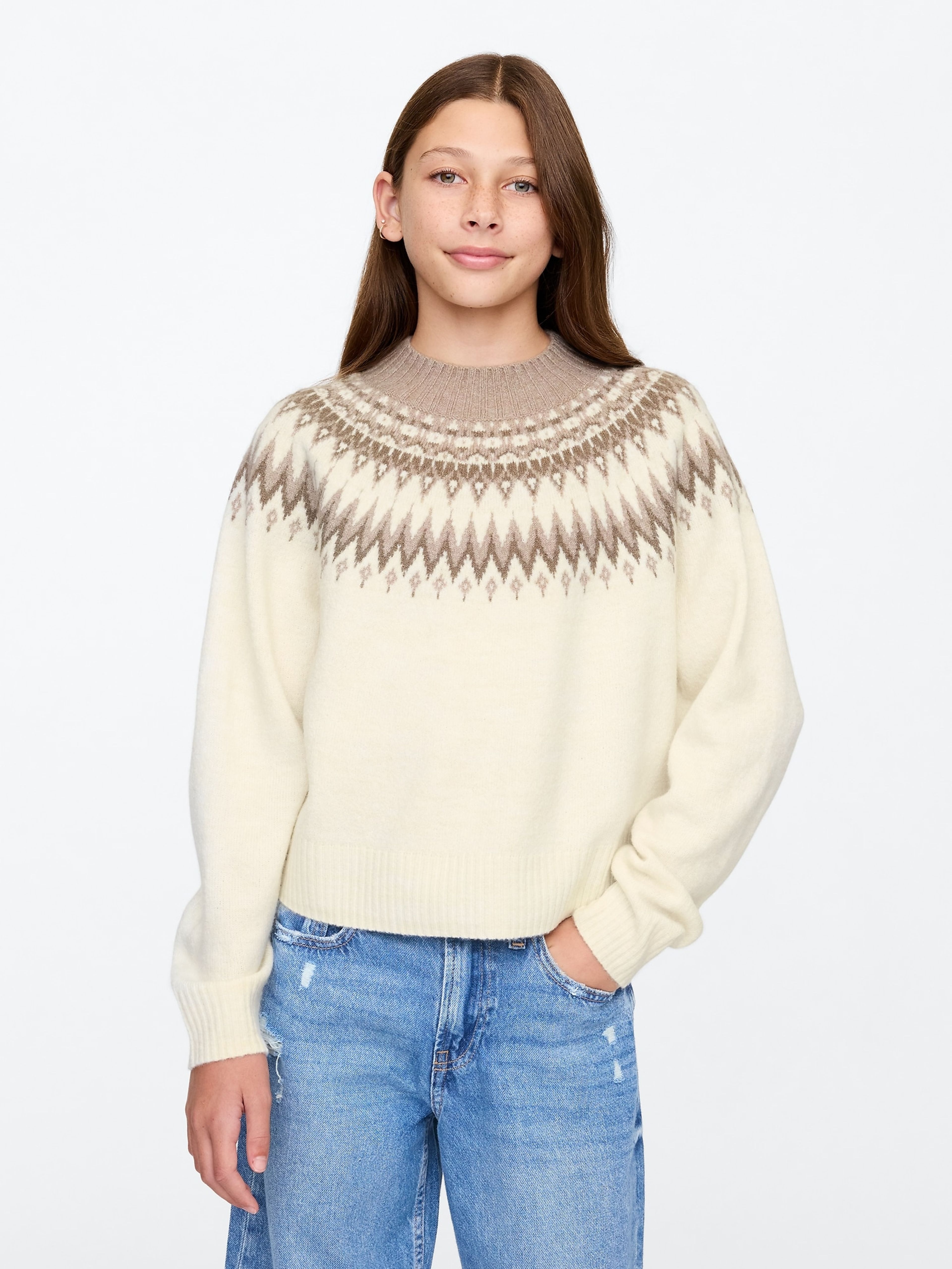 Dziecięcy sweter Fair Isle