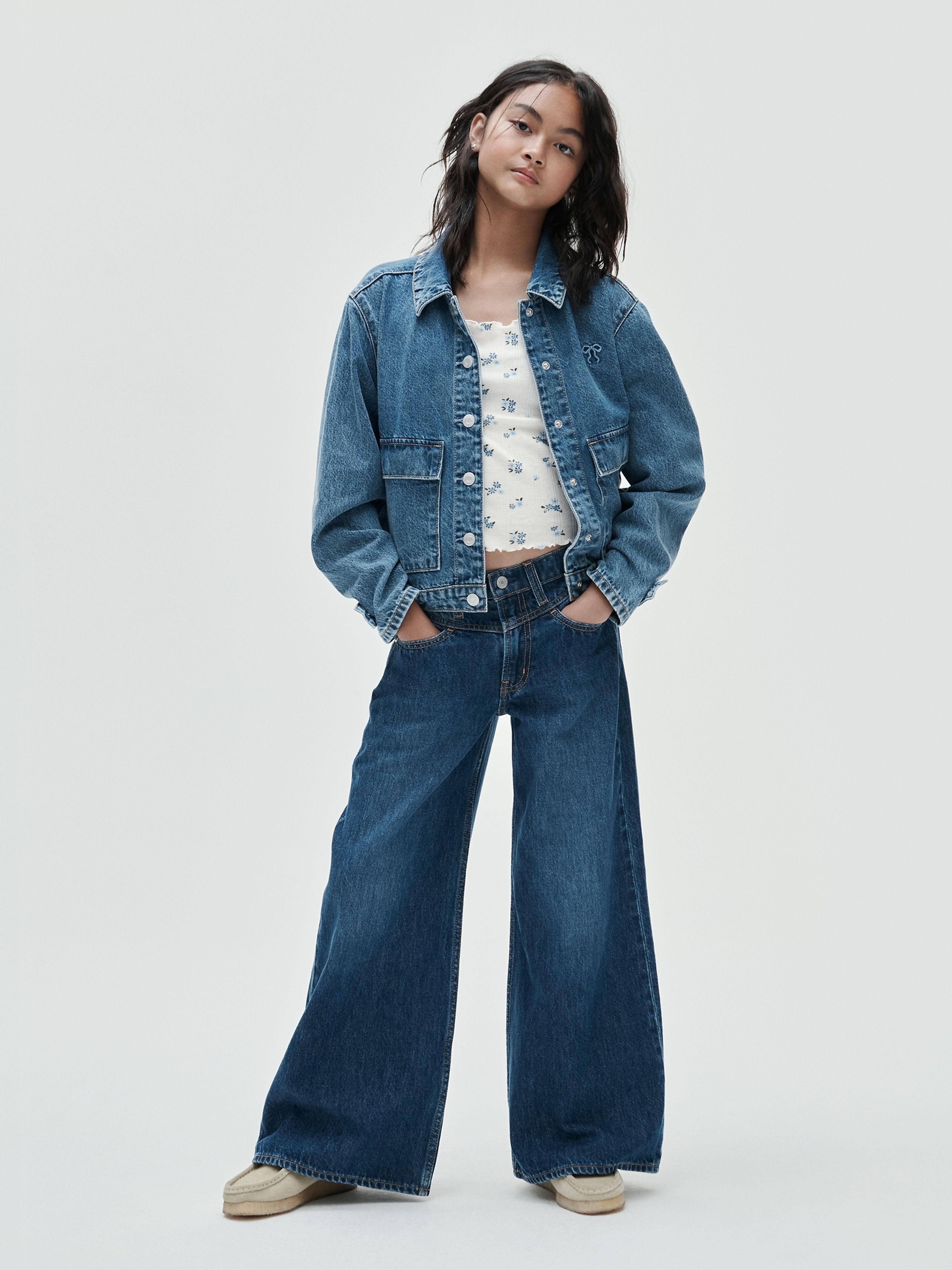 Dziecięce jeansy Low Rise Baggy - 007