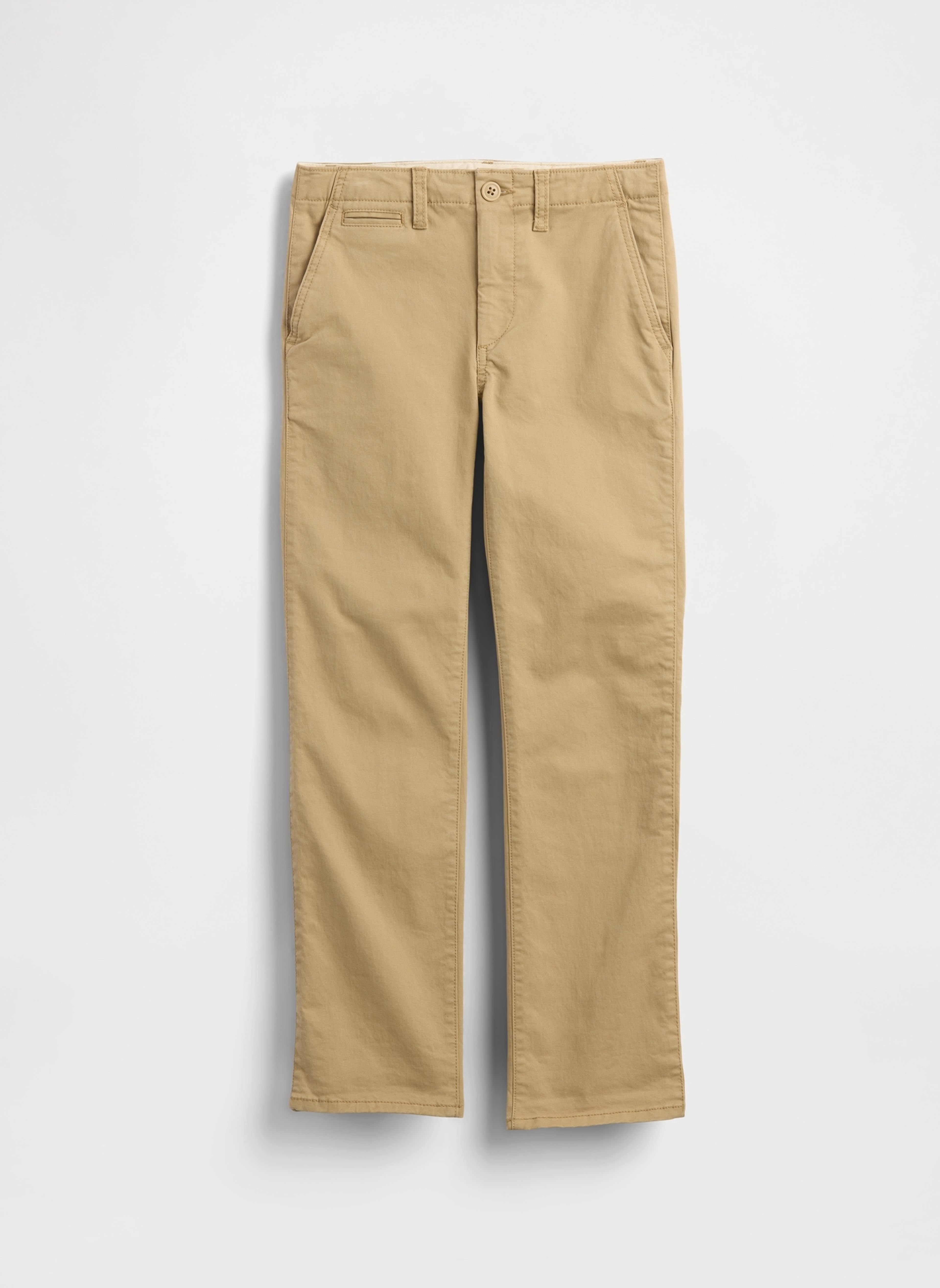 Spodnie dziecięce khaki Straight Stretch - 005