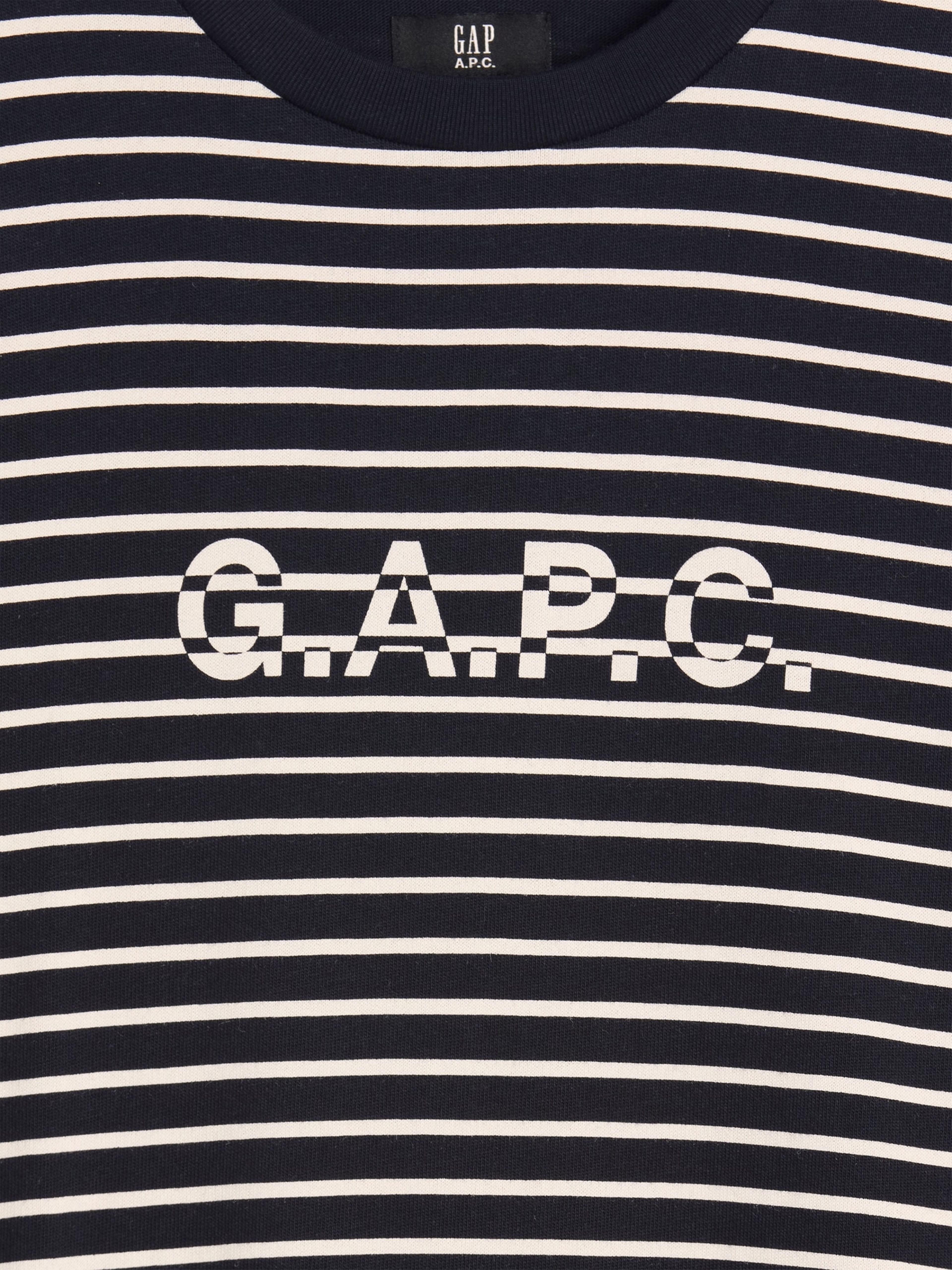 Gestreept T-shirt Gap × A.P.C. unisex met logo - 006