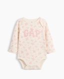 Baby body s logem-Růžová - 002
