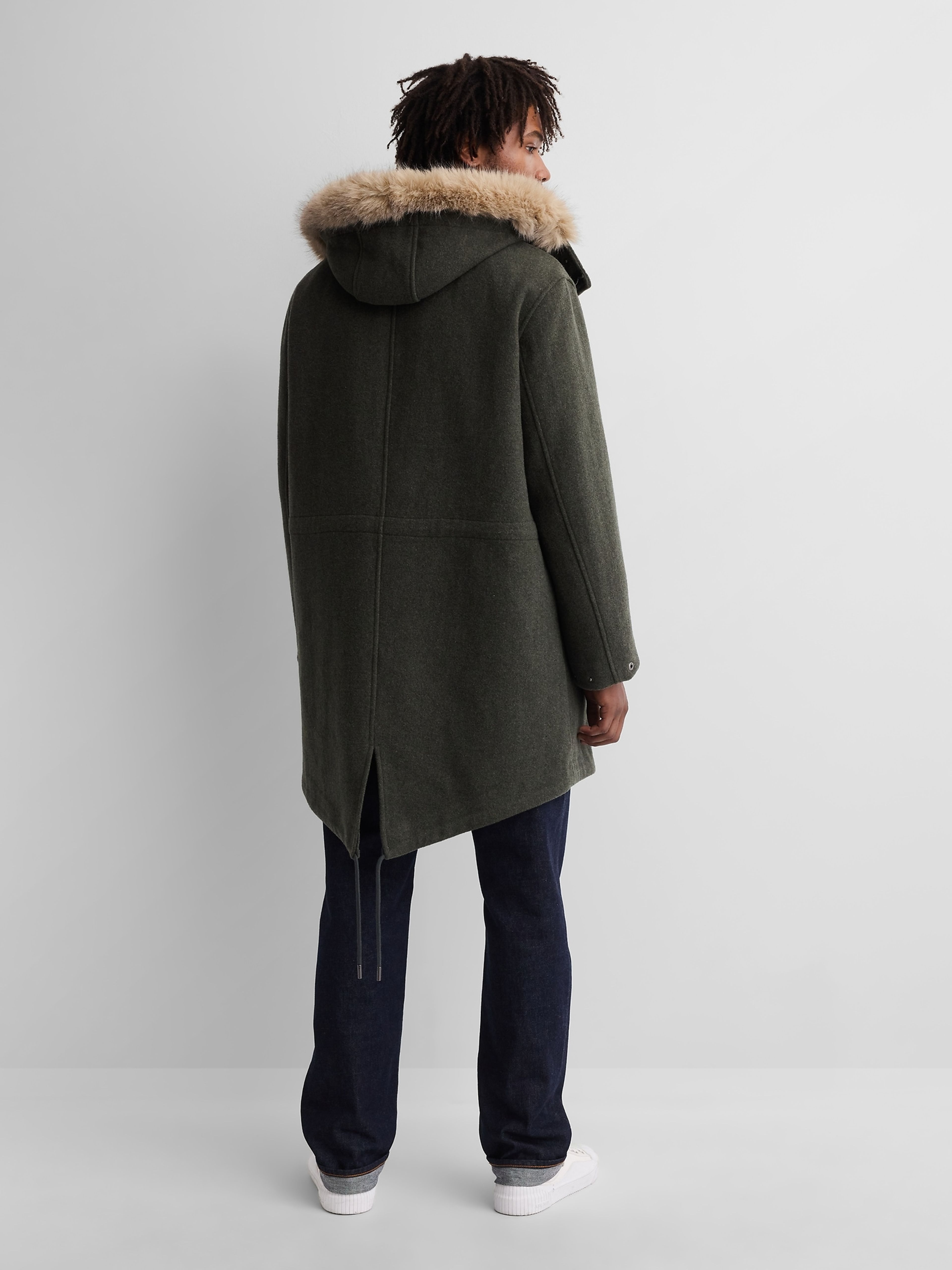 Oversize parka van wolmix Gap × A.P.C. unisex - 004