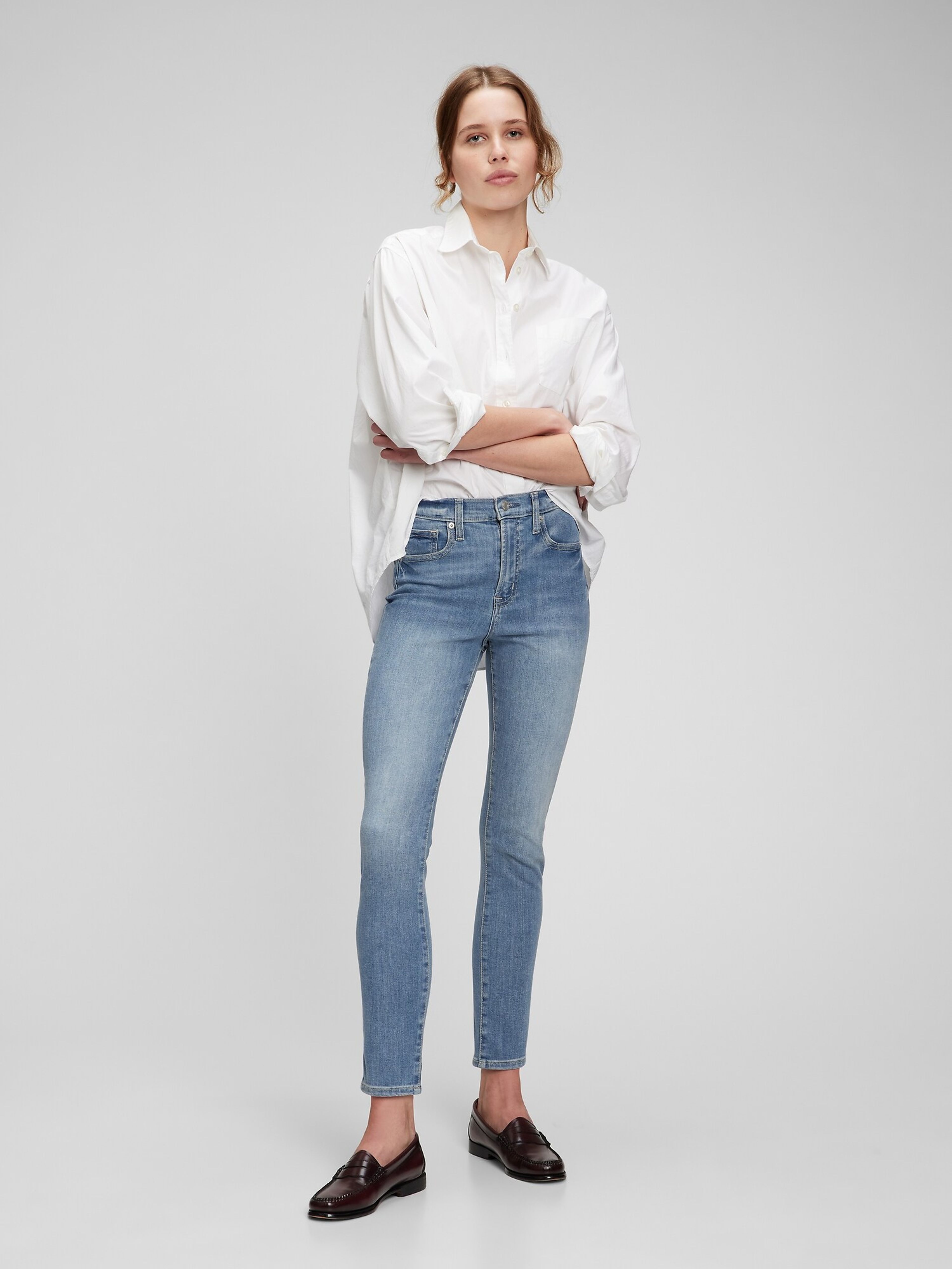 Jeans skinny high rise