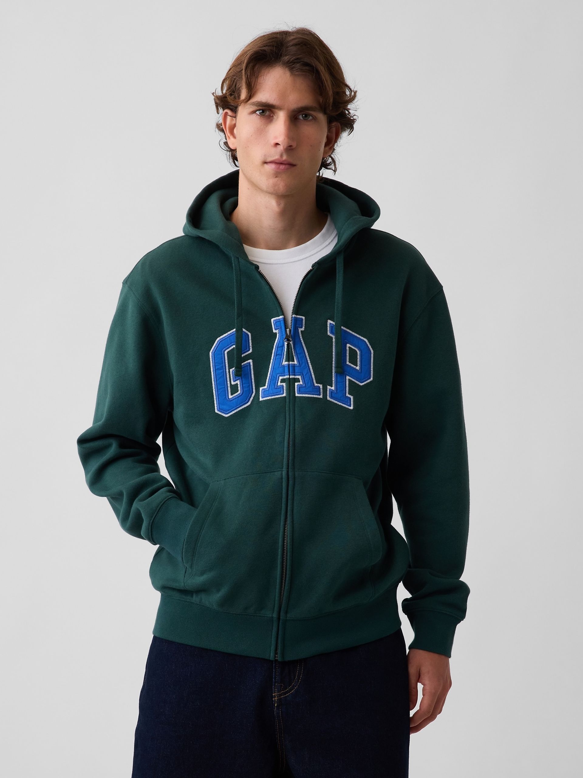 Sweat à capuche VintageSoft unisex avec logo - 001