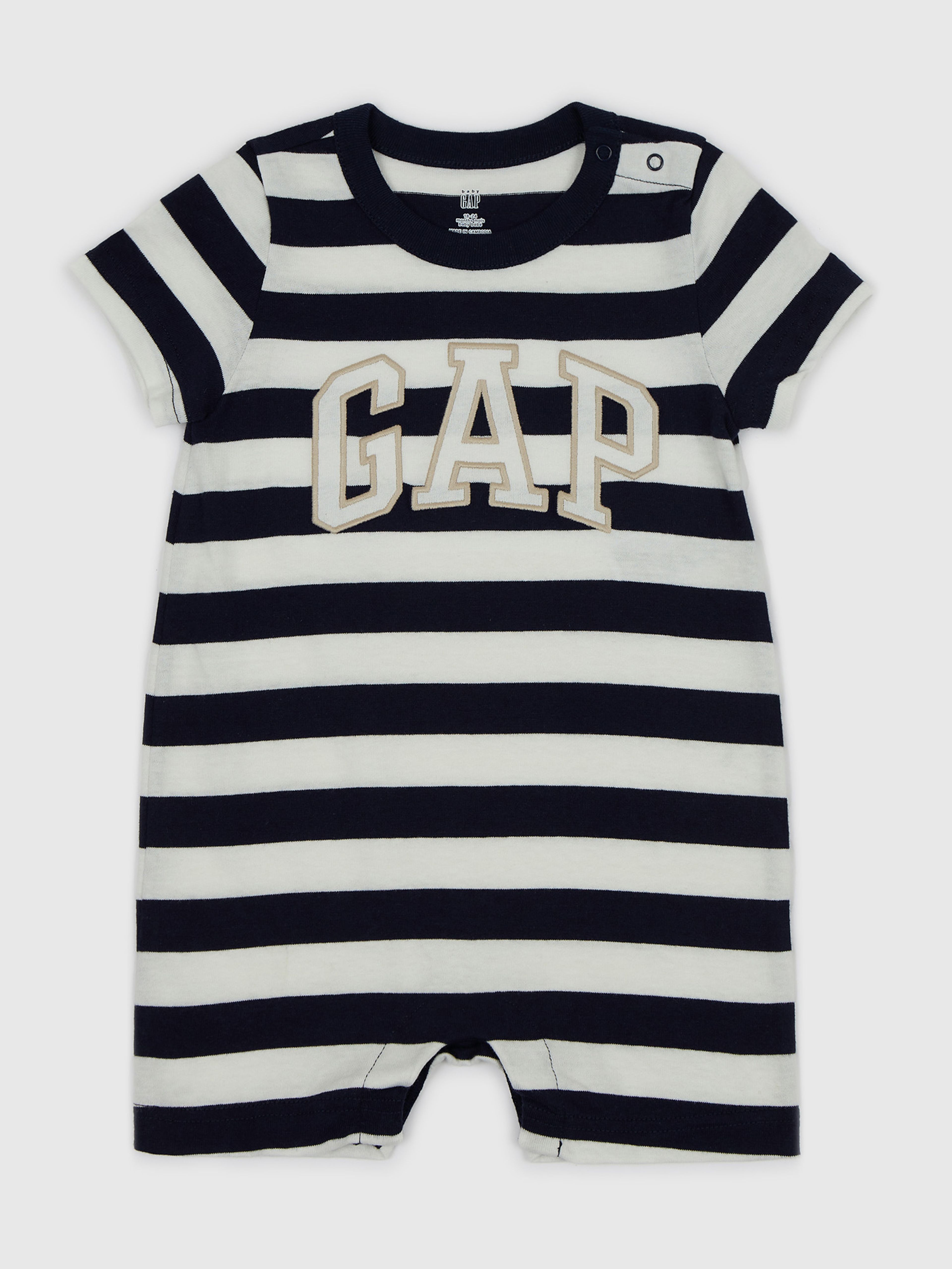 Gestreifter Baby Overall