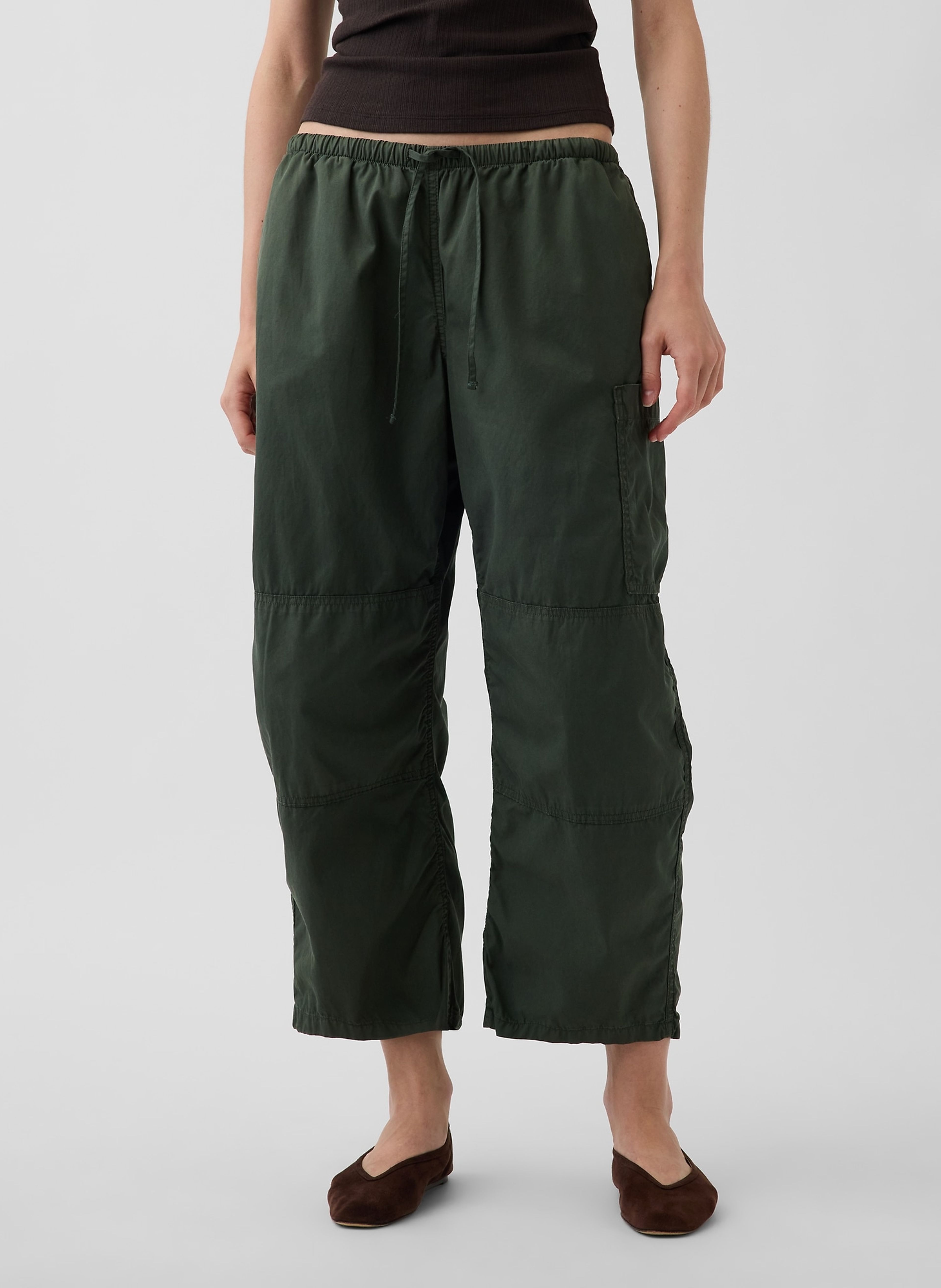 Nohavice Mid Rise Twill Barrel - 002