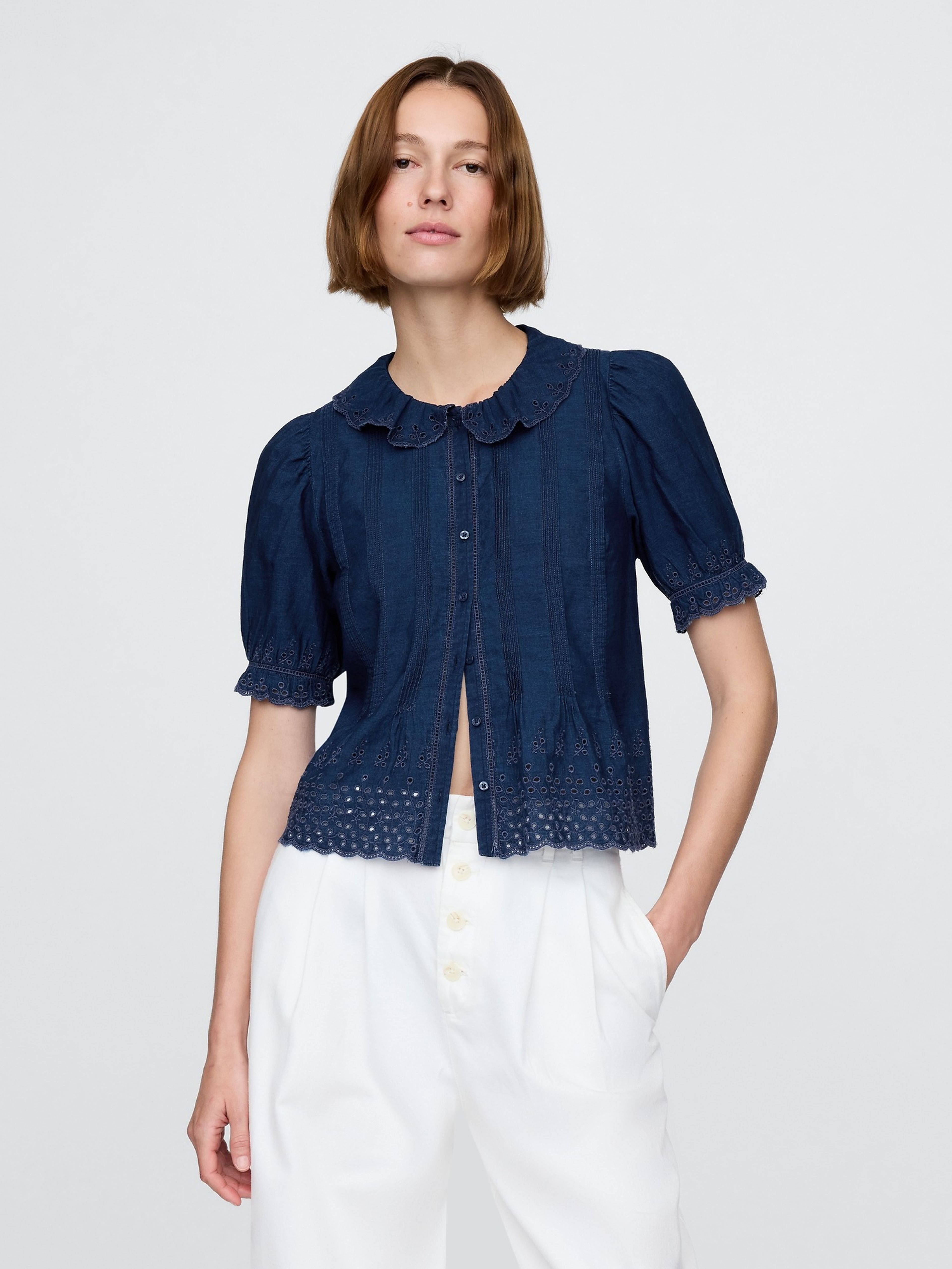 Koszula crop GAP × DÔEN