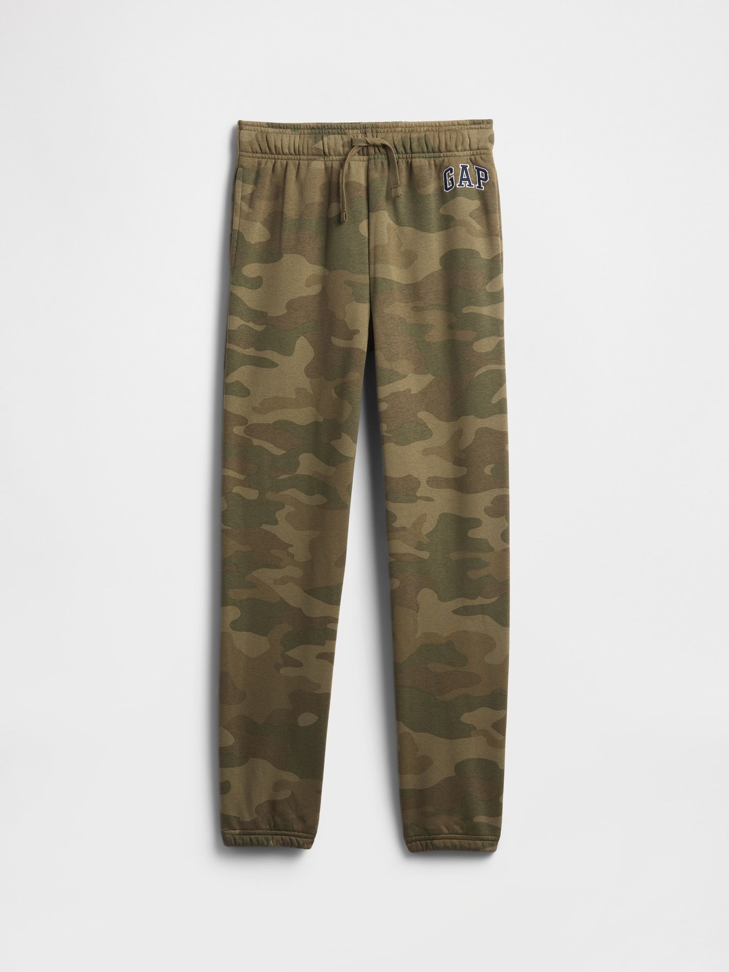 Pantalon De Survêtement Gap Garçon S (6-7 Ans) Bleu Marine Bande Vert Citron