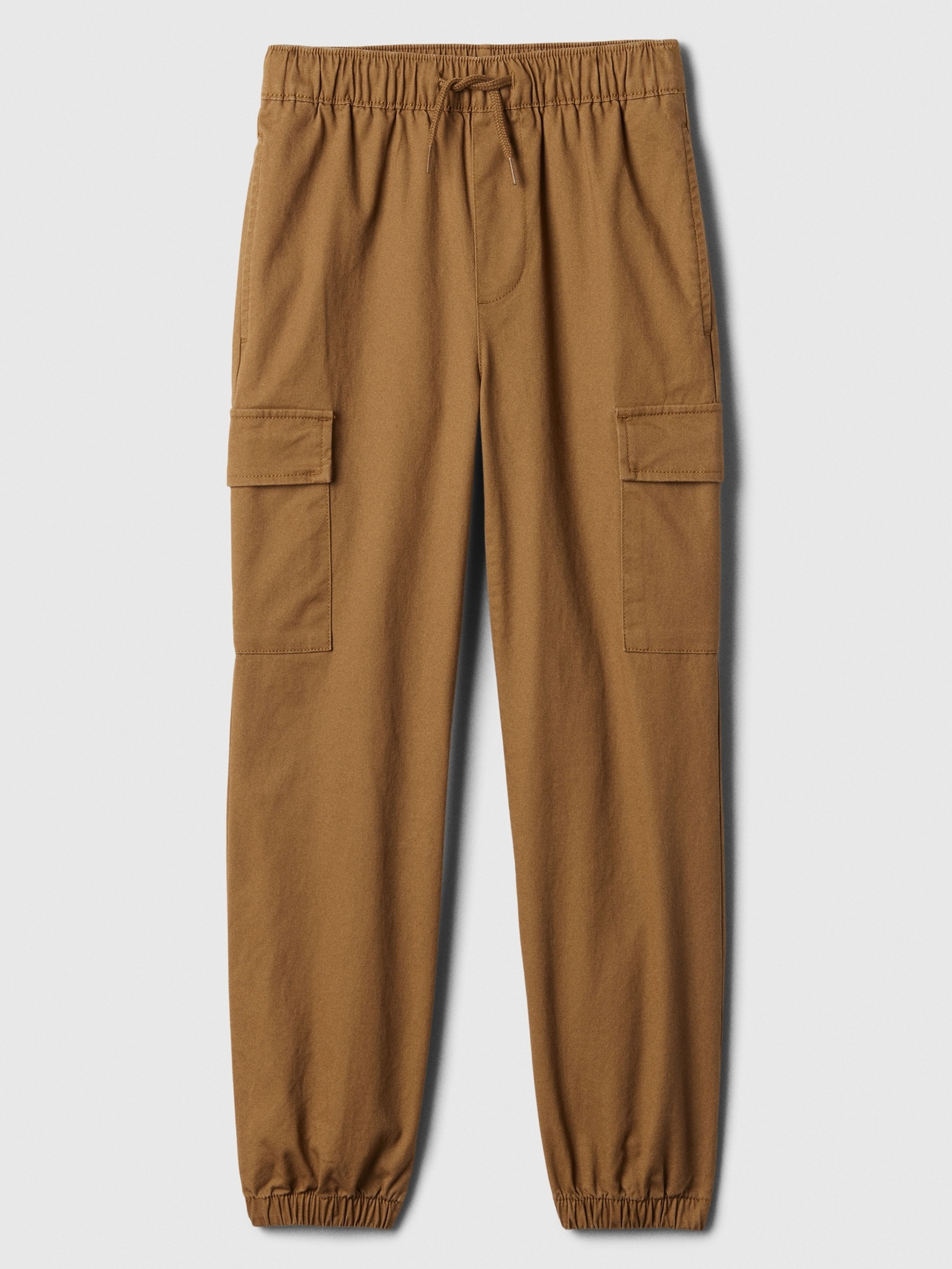 Pantaloni de trening cargo din twill pentru copii