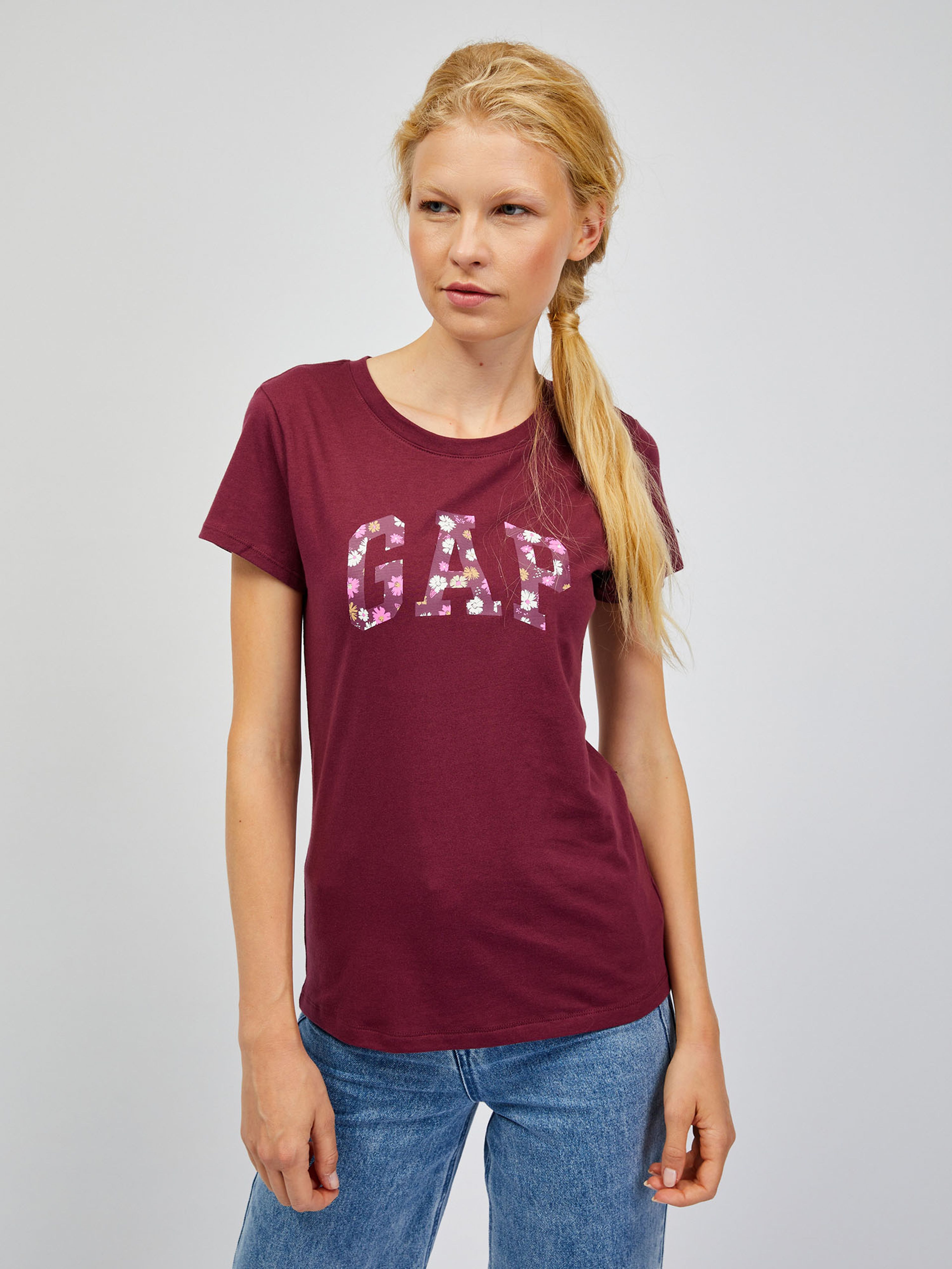 T-Shirt mit GAP Logo Floral