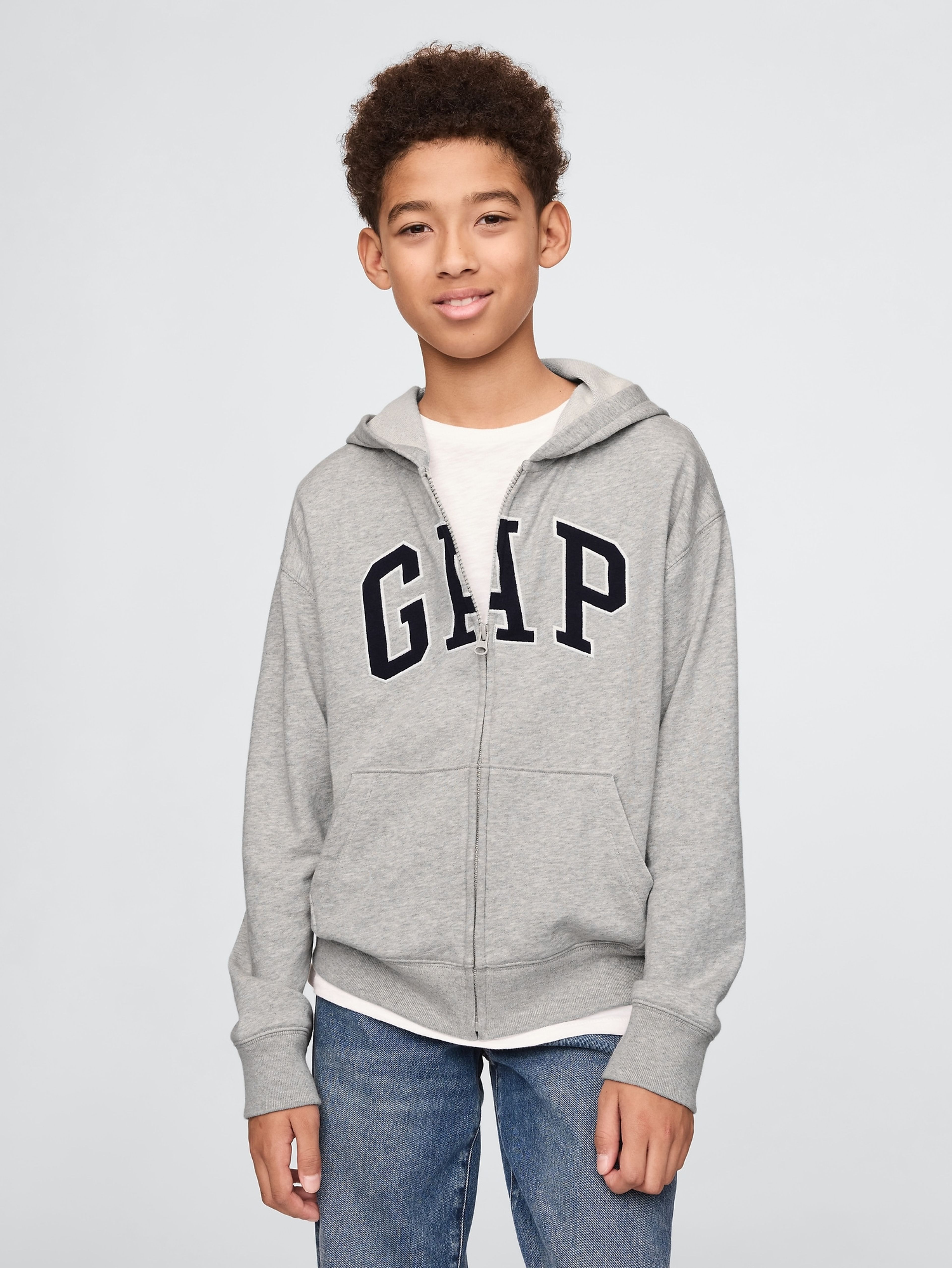 Jungen-Sweatshirt mit Logo