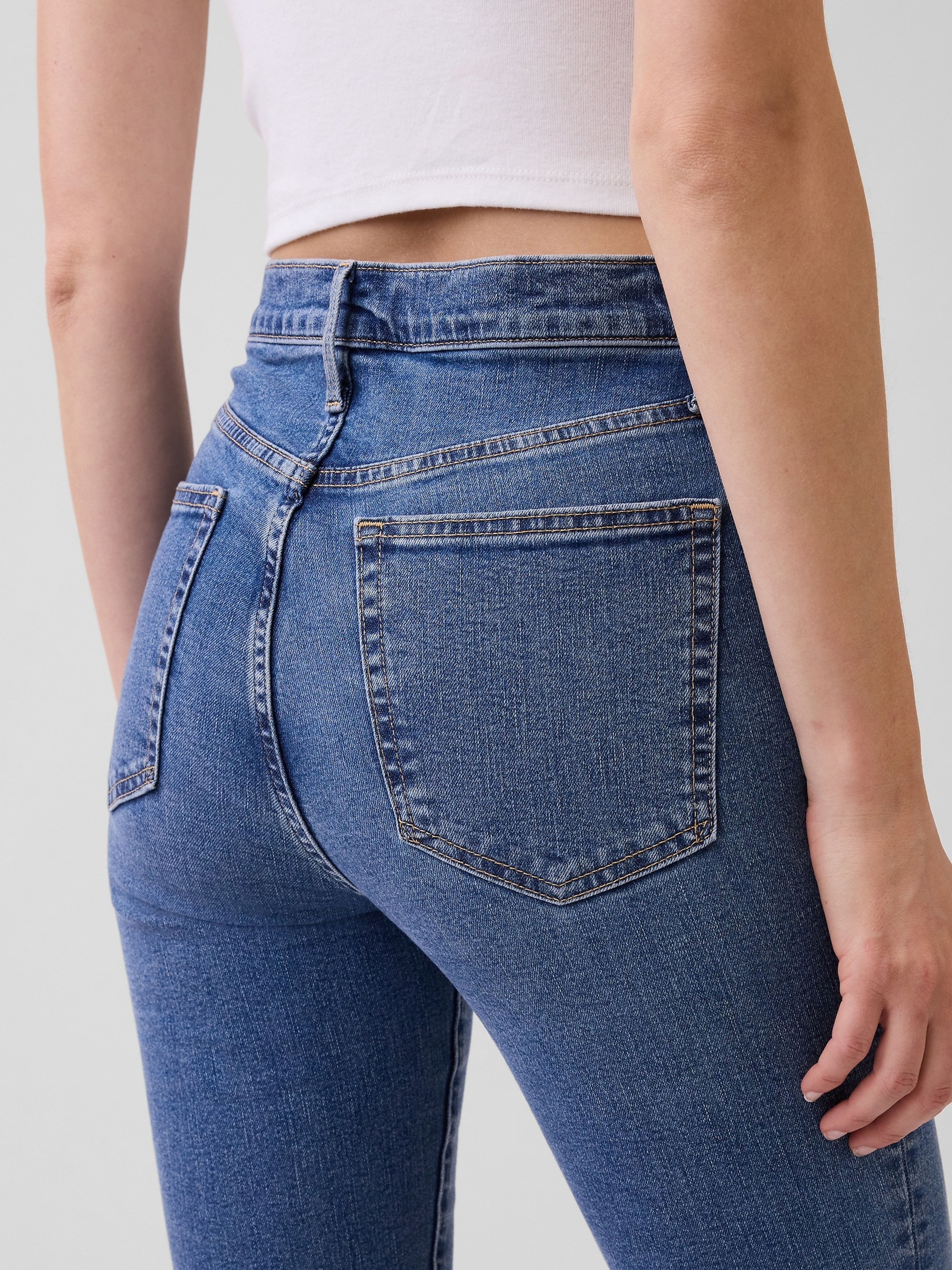 High Rise True Skinny Jeans - 006
