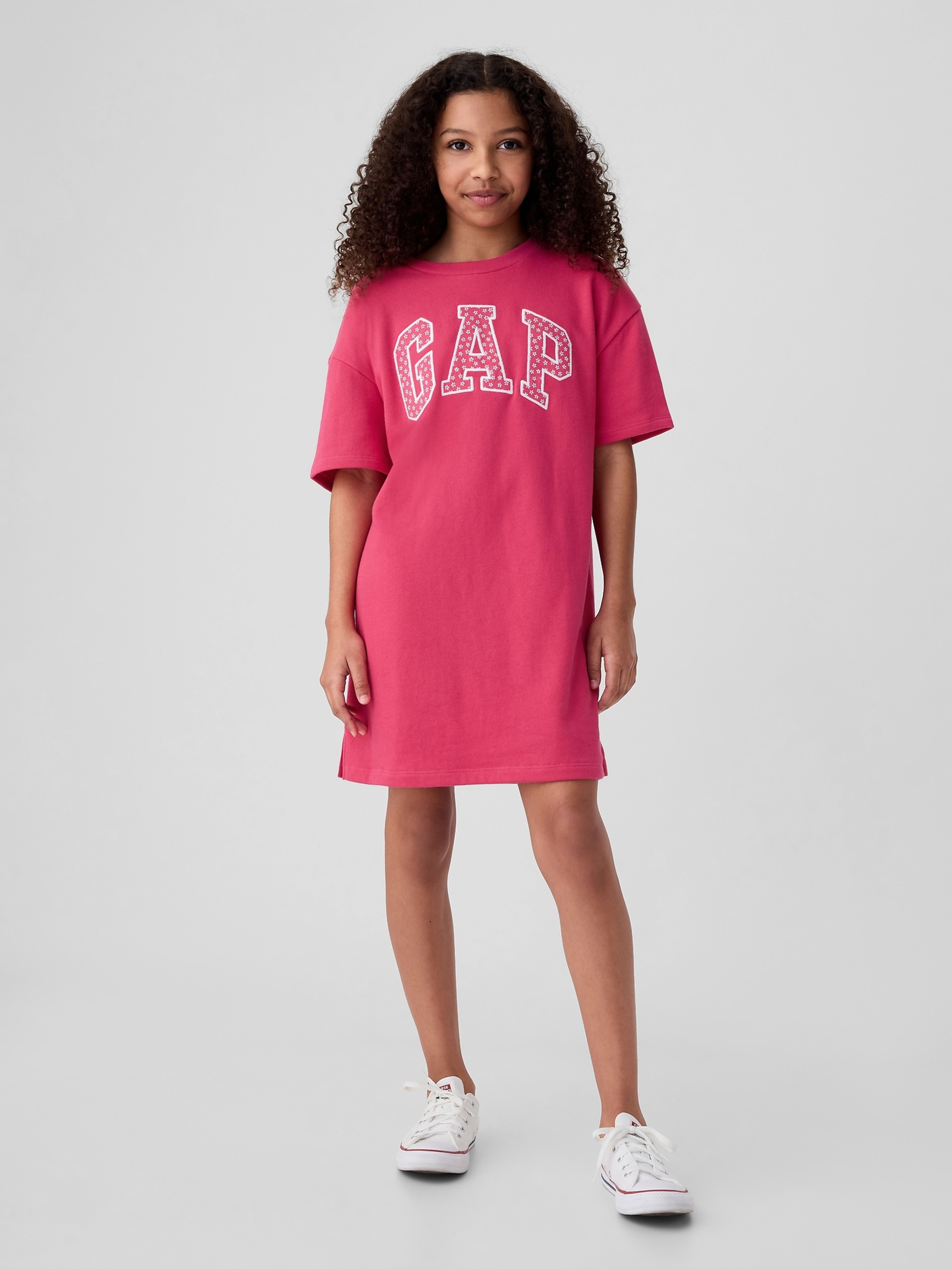 Kinderkleid mit Logo Oversized