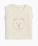 Baby svetrová vesta Brannan Bear-Béžová - 001