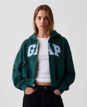 Oversize sweatshirt VintageSoft met logo-Groen - 003