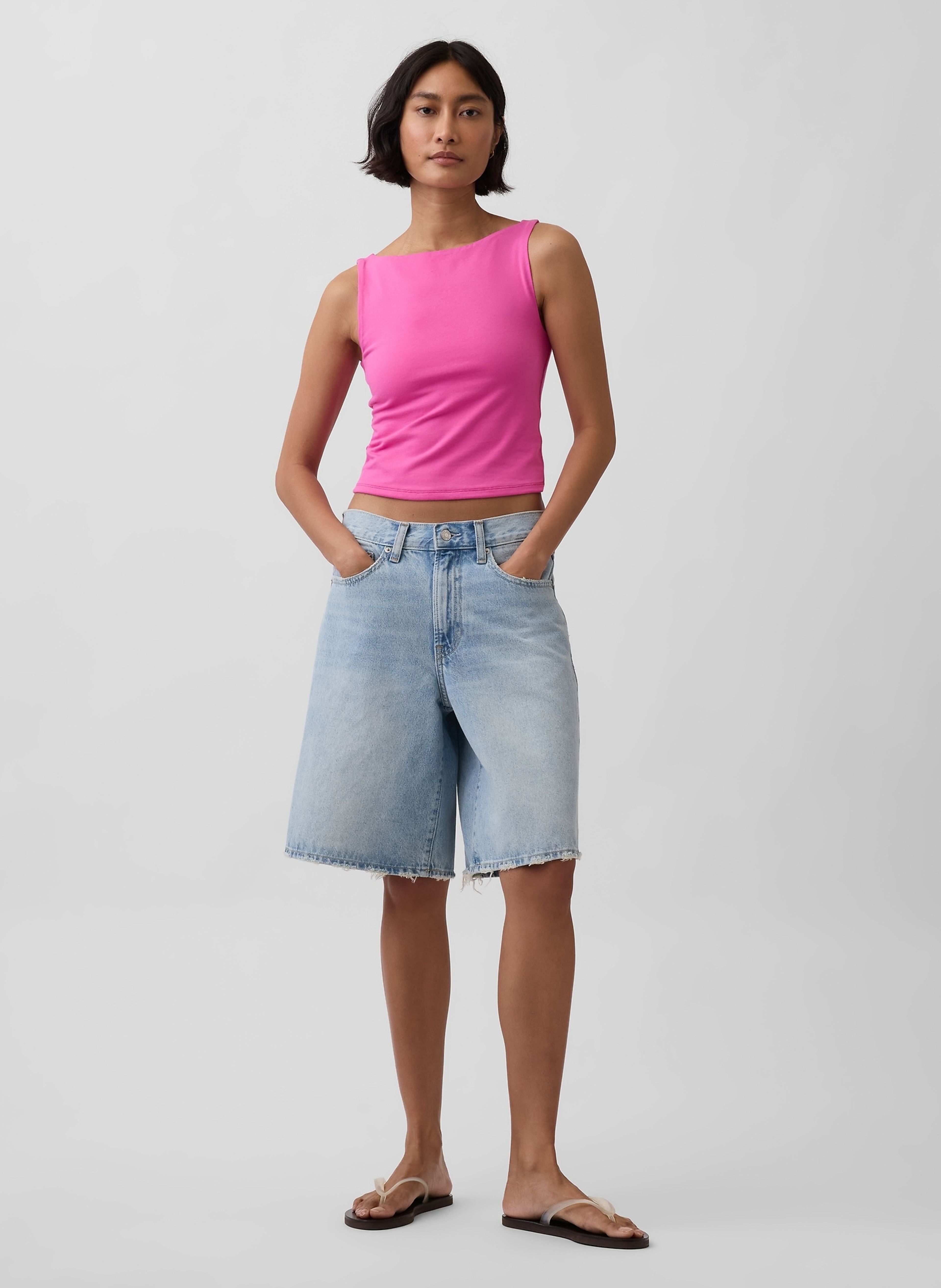 Top crop streczowy - 002