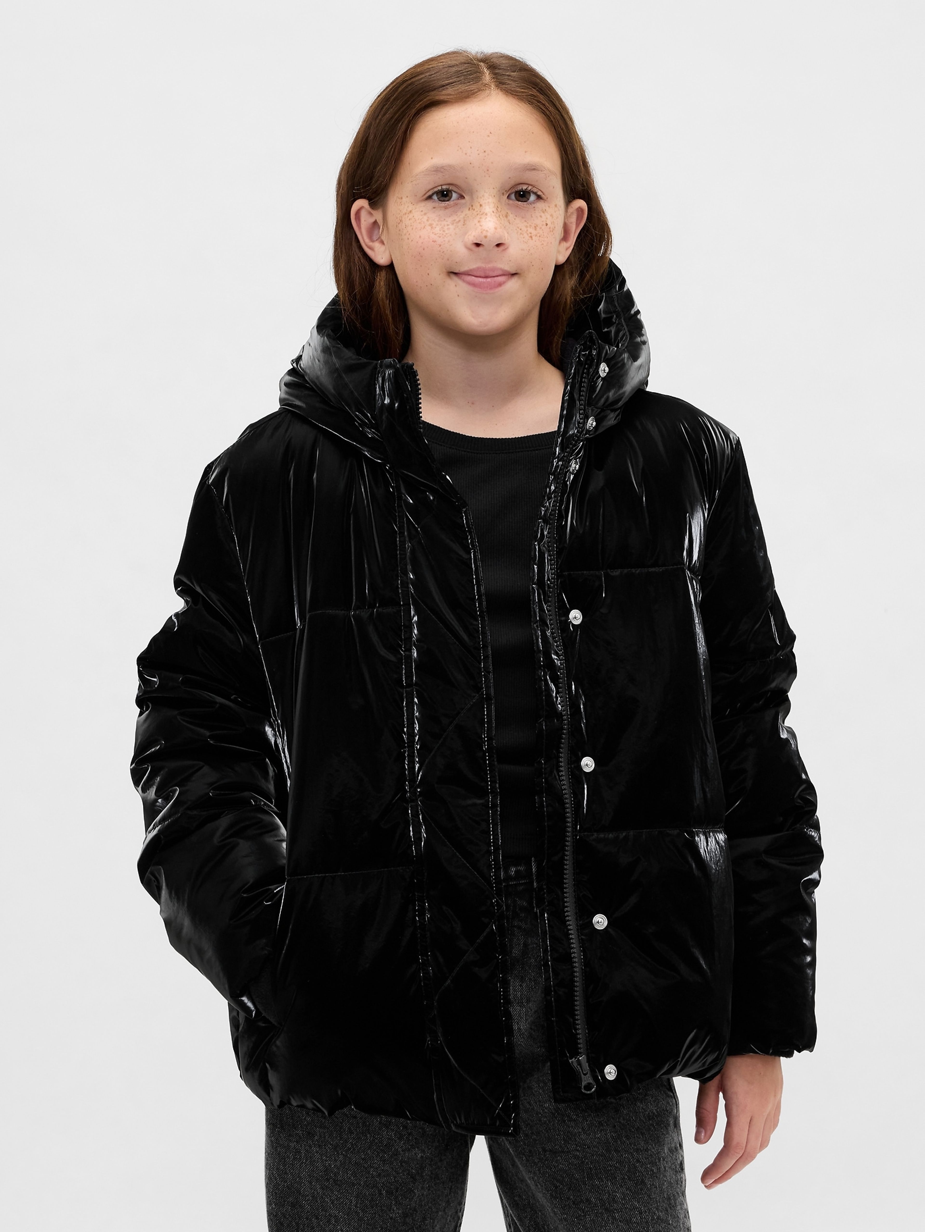Mädchen-Steppjacke mit Wattierung