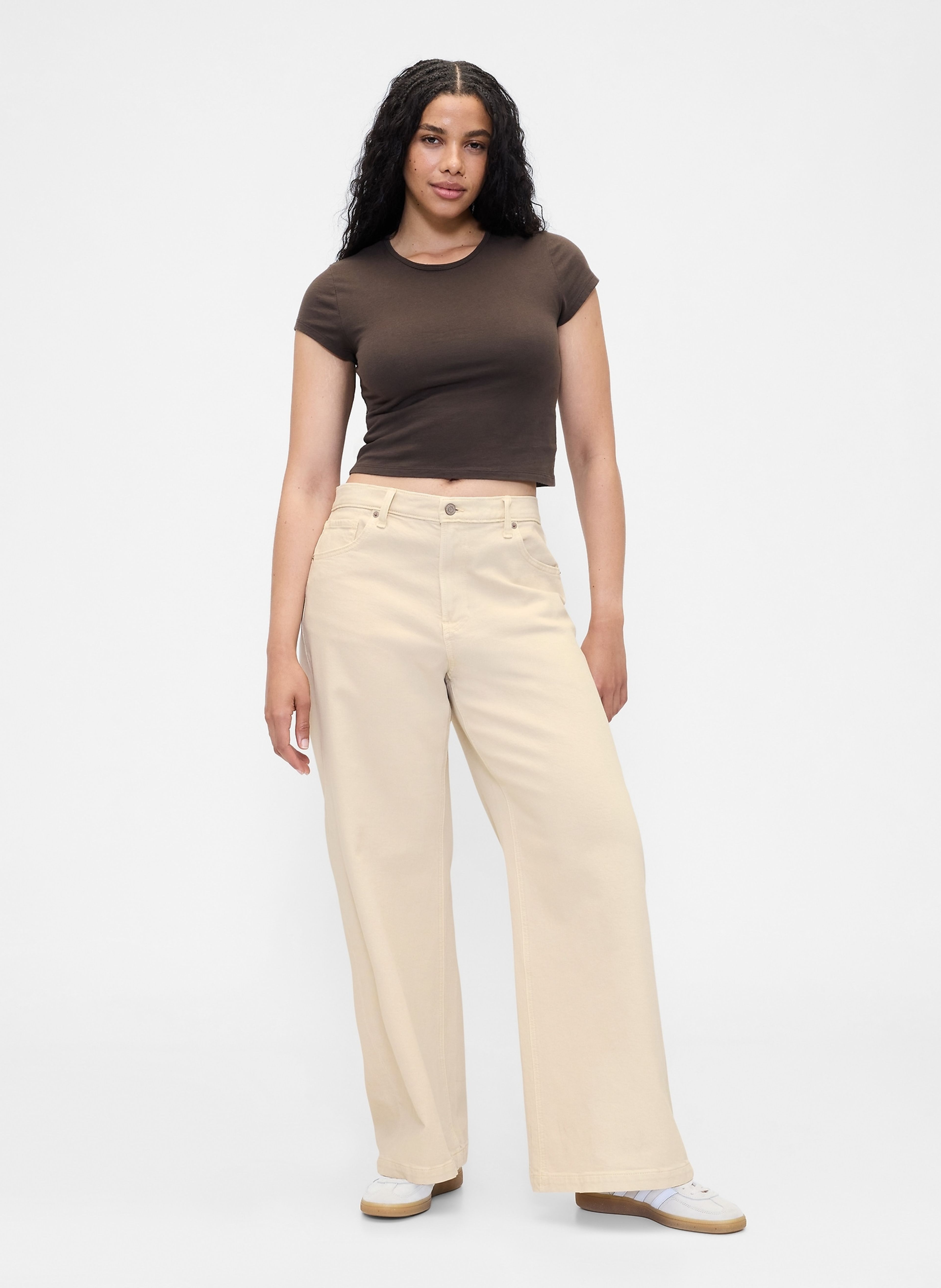 High Rise Stride Wide-Leg Jeans - 005