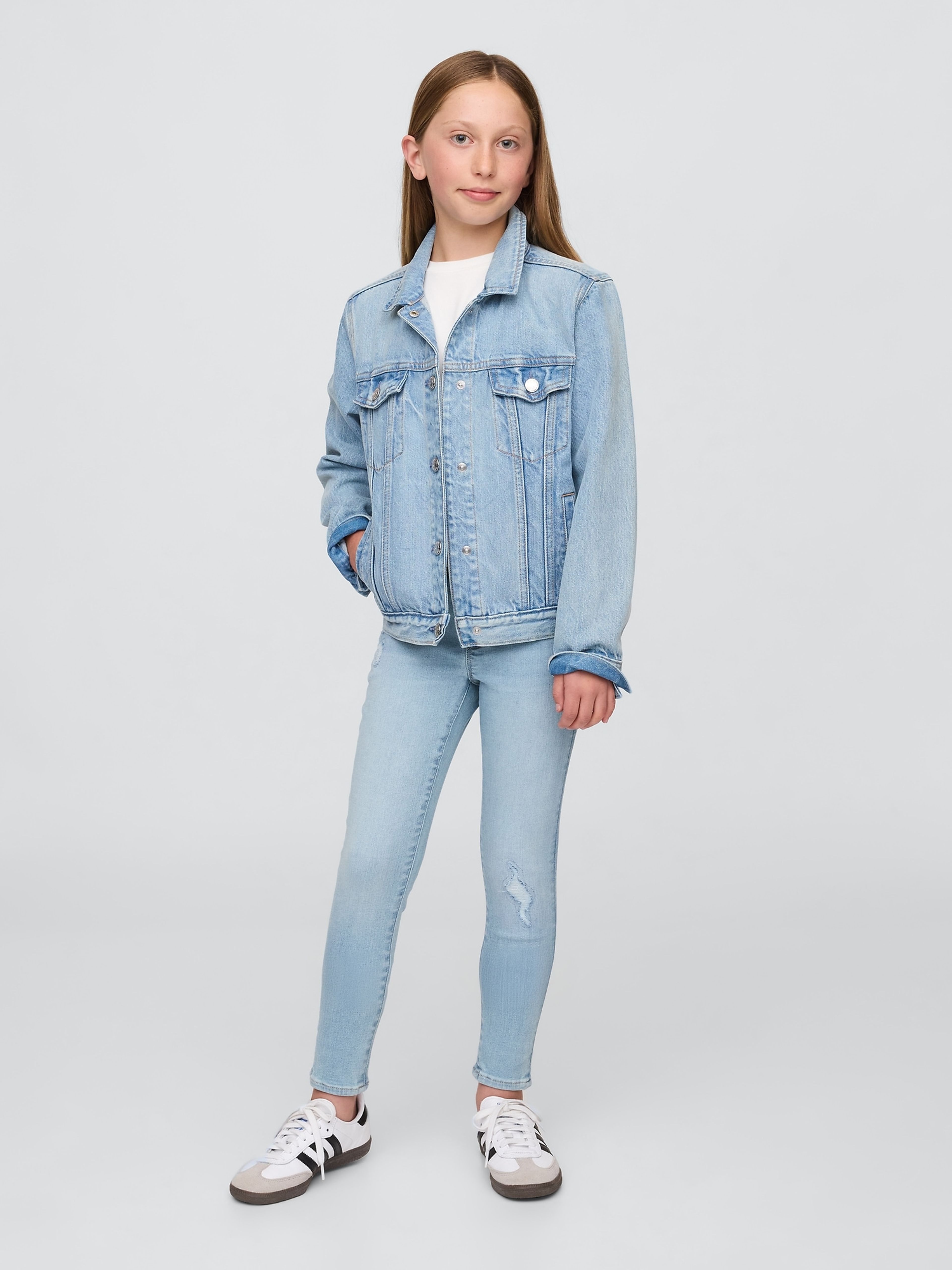 Jeansy dziecięce Jeggings Stretch - 001