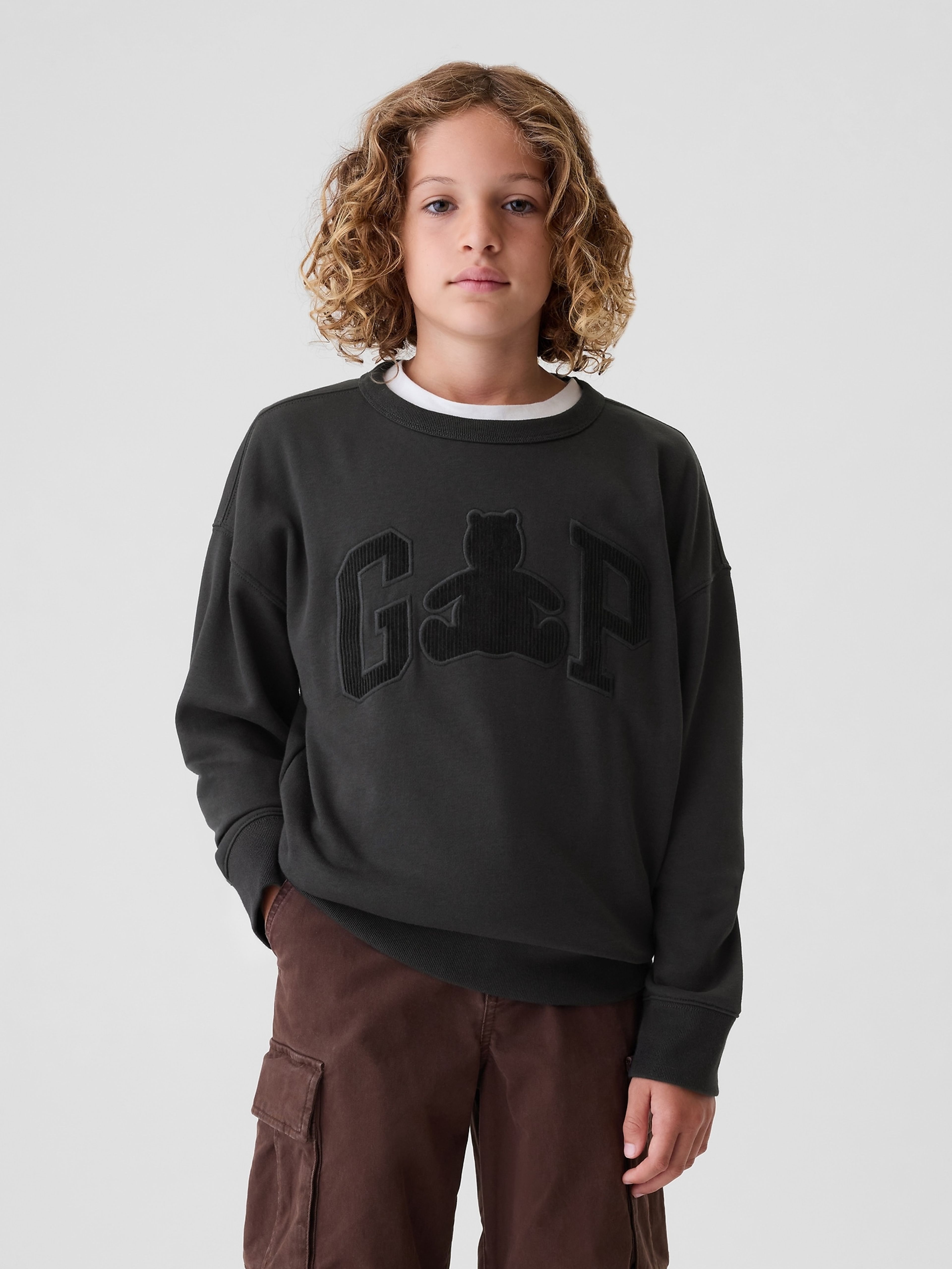 Kinder Sweatshirt mit Logo