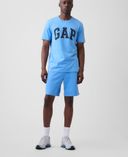 Shorts mit Logo-Blau - 004