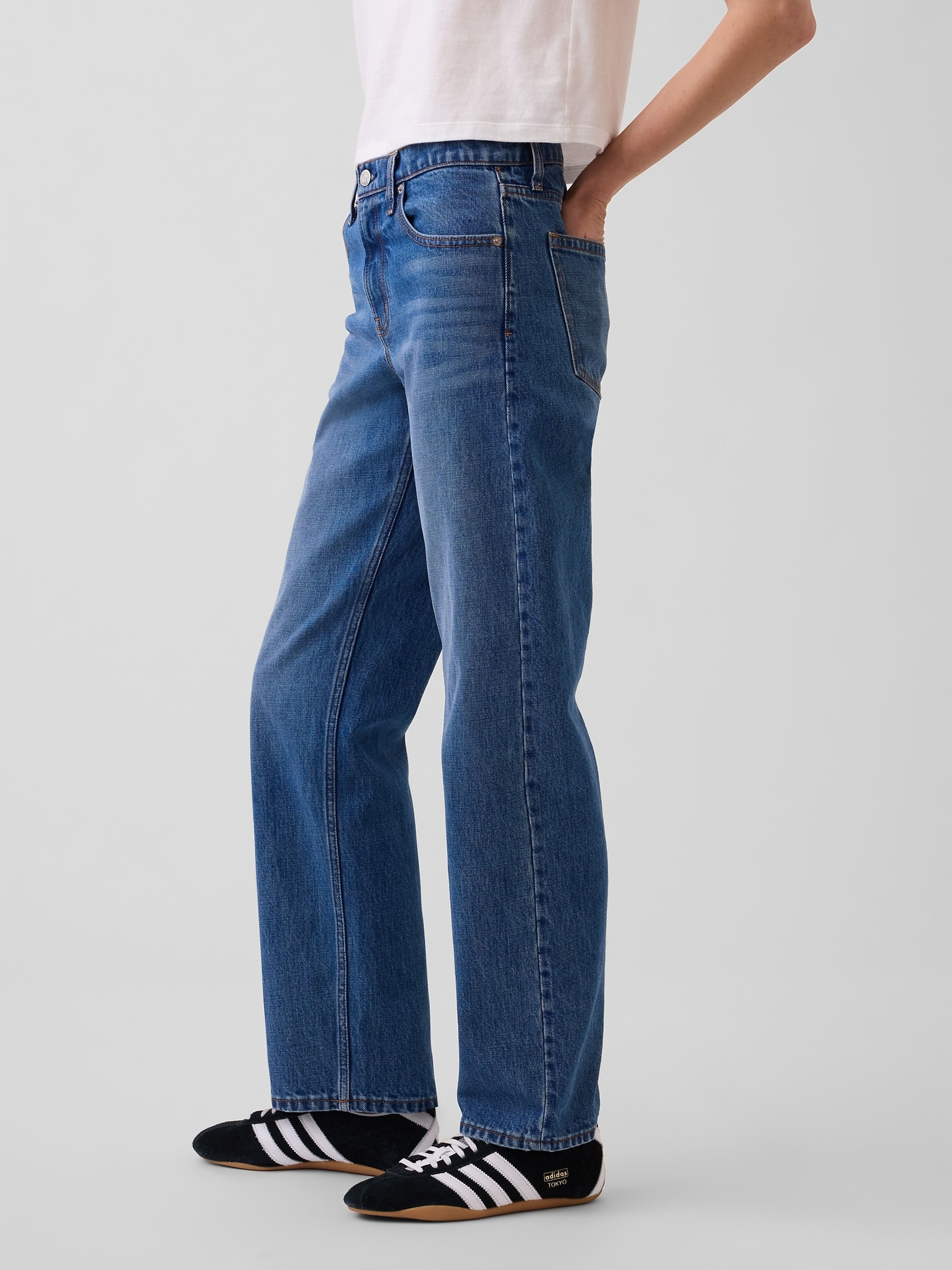 Jean Mid Rise Straight Taper - 003