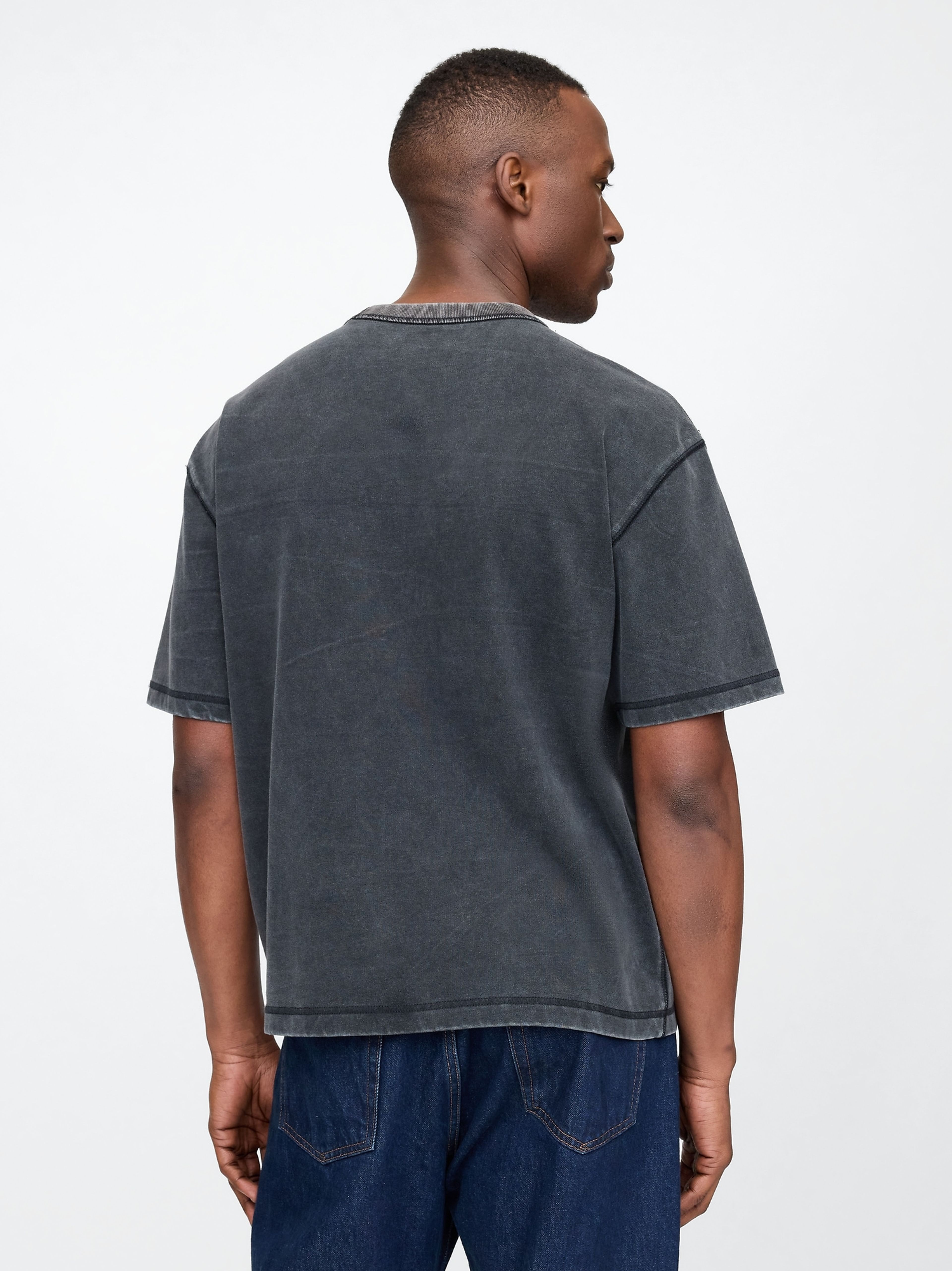 Tricou crop Heavyweight unisex - 004