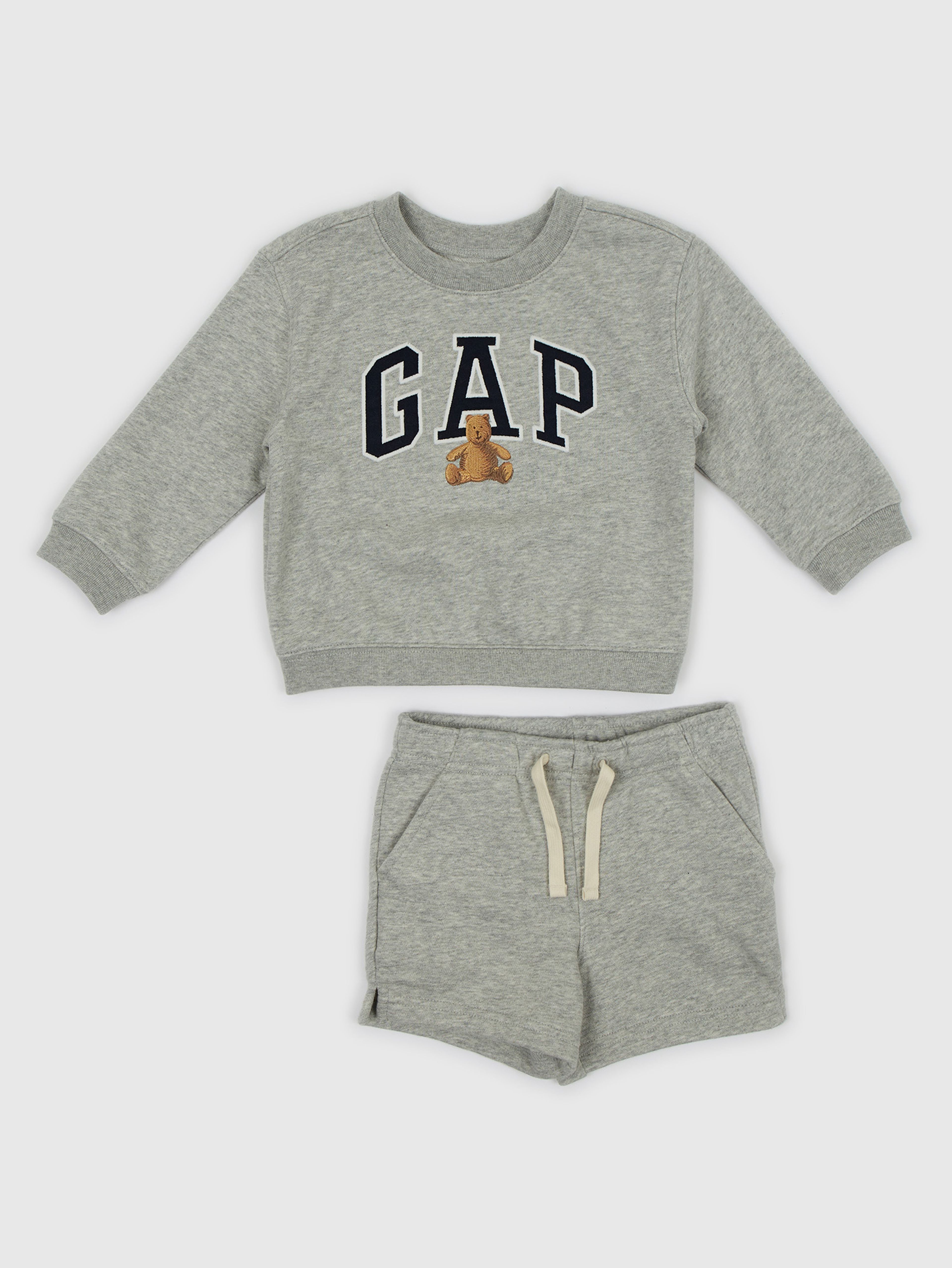 Baby-Sweatshirt und Shorts