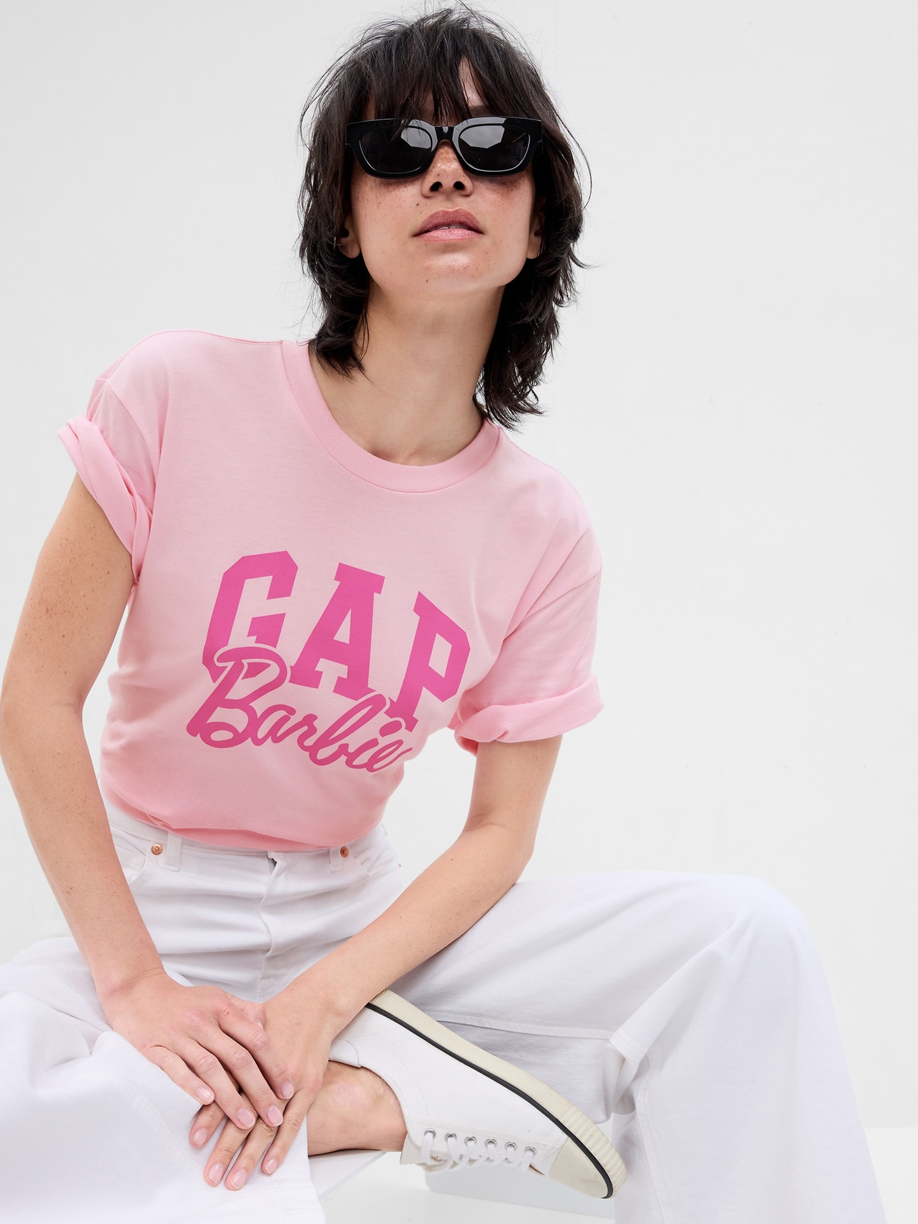 Tricou cu logo Gap × Barbie™ Unisex