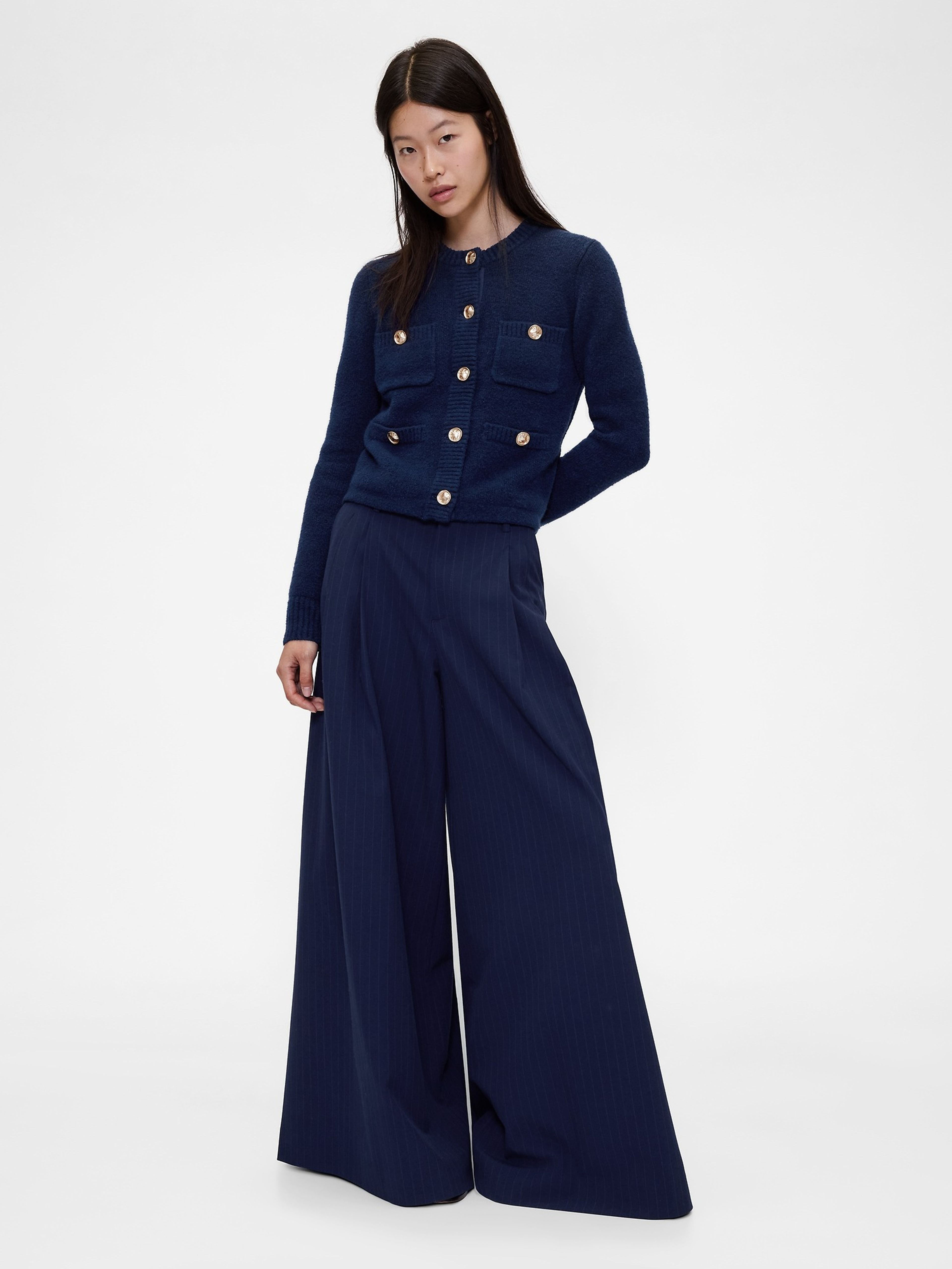 Damen-Plissee-Baggy-Hose GapStudio by Zac Posen