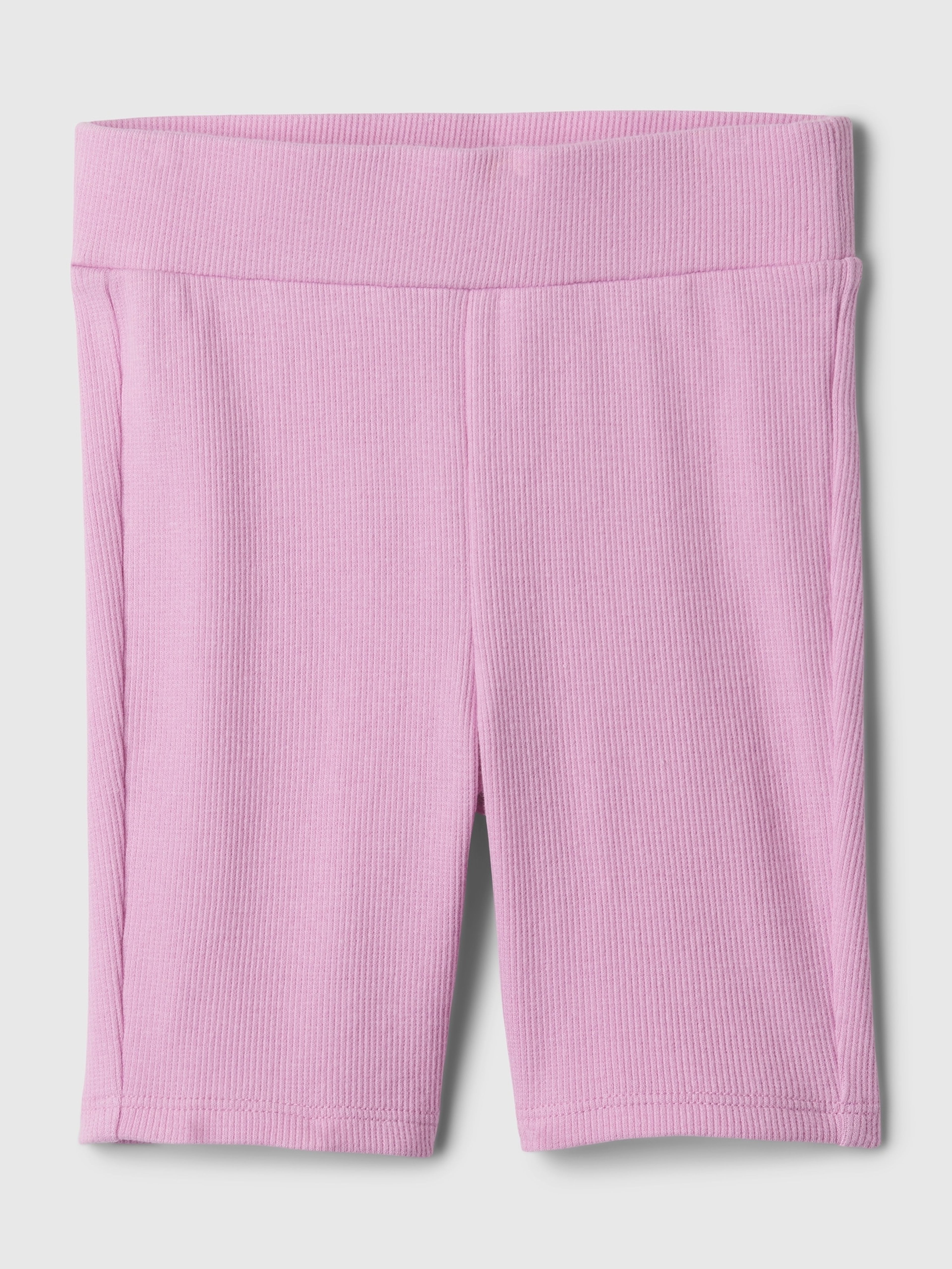 Baby bordázott biker shorts