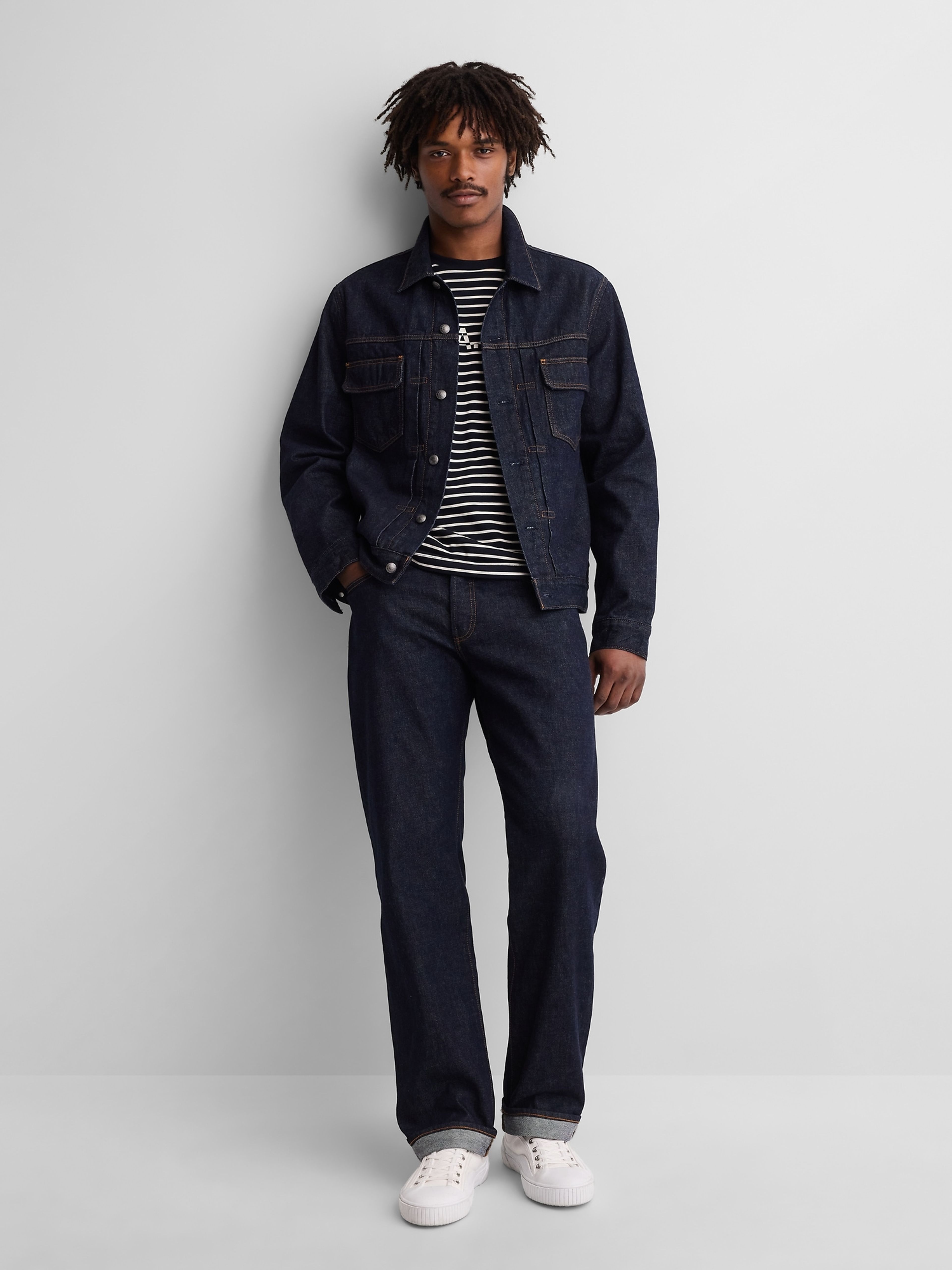 Spijkerjack van Japans denim Gap × A.P.C. unisex - 003