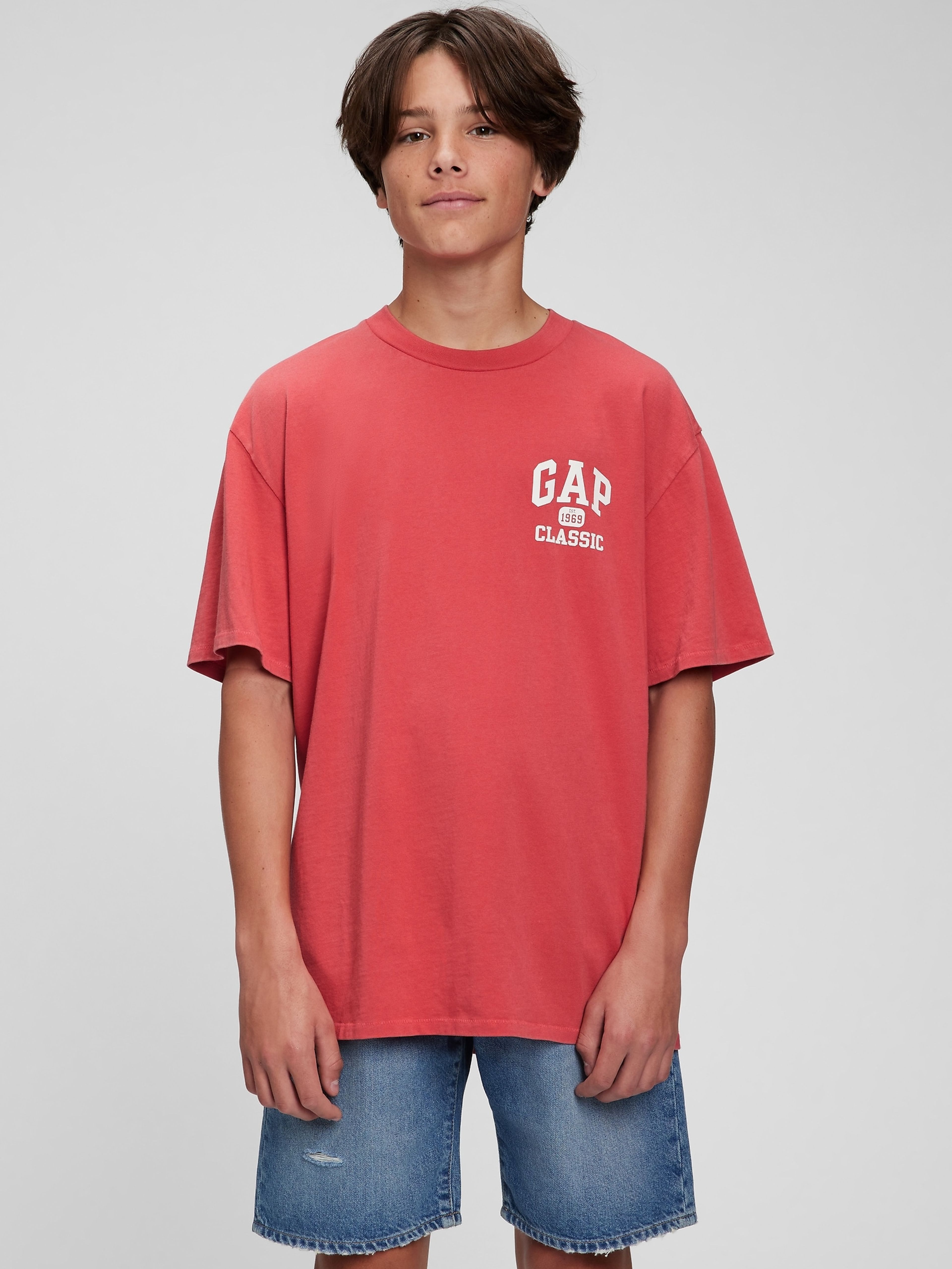 Teen t-shirt organic logo GAP classic