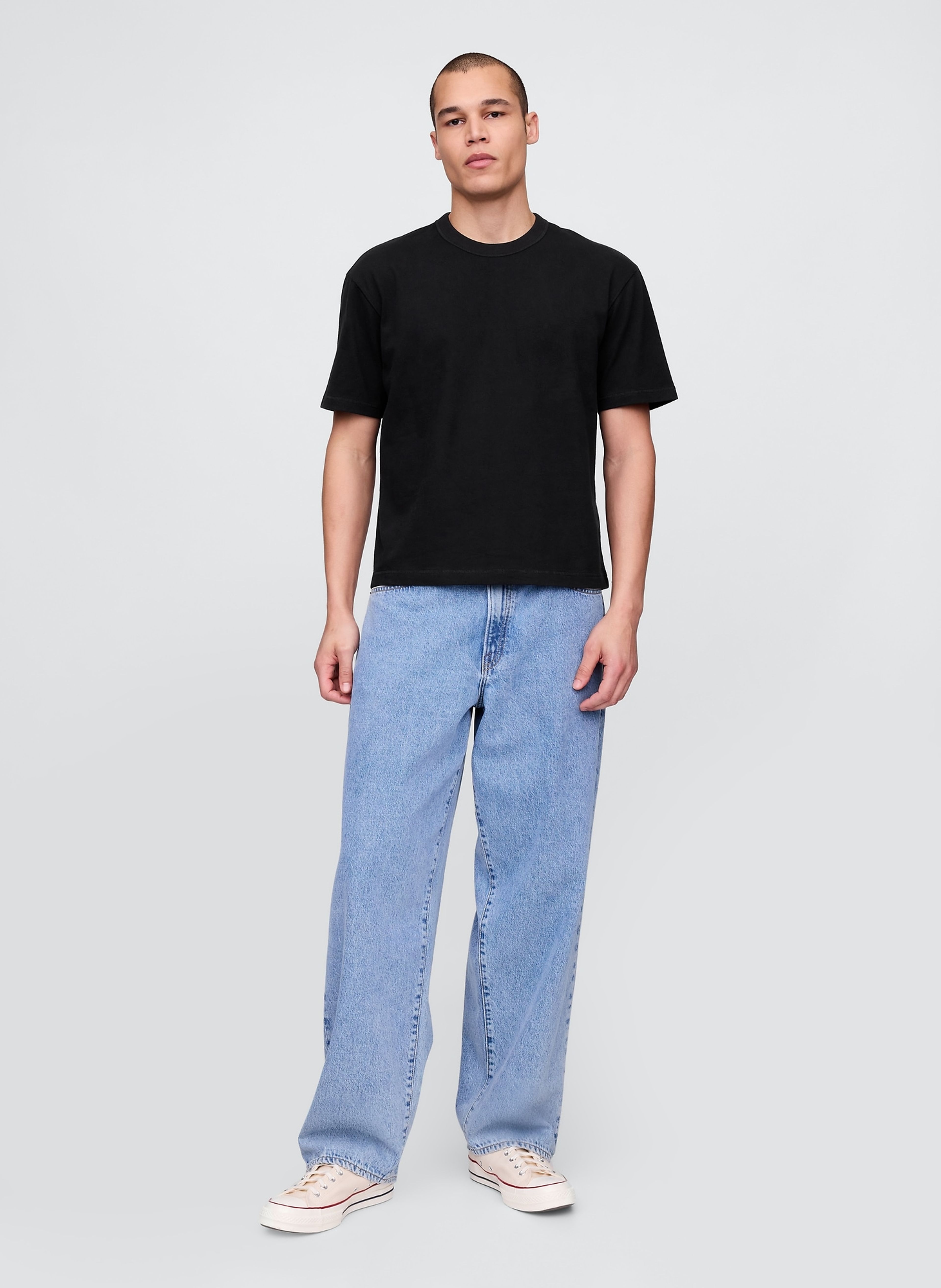 Crop T-shirt Heavyweight unisex - 002