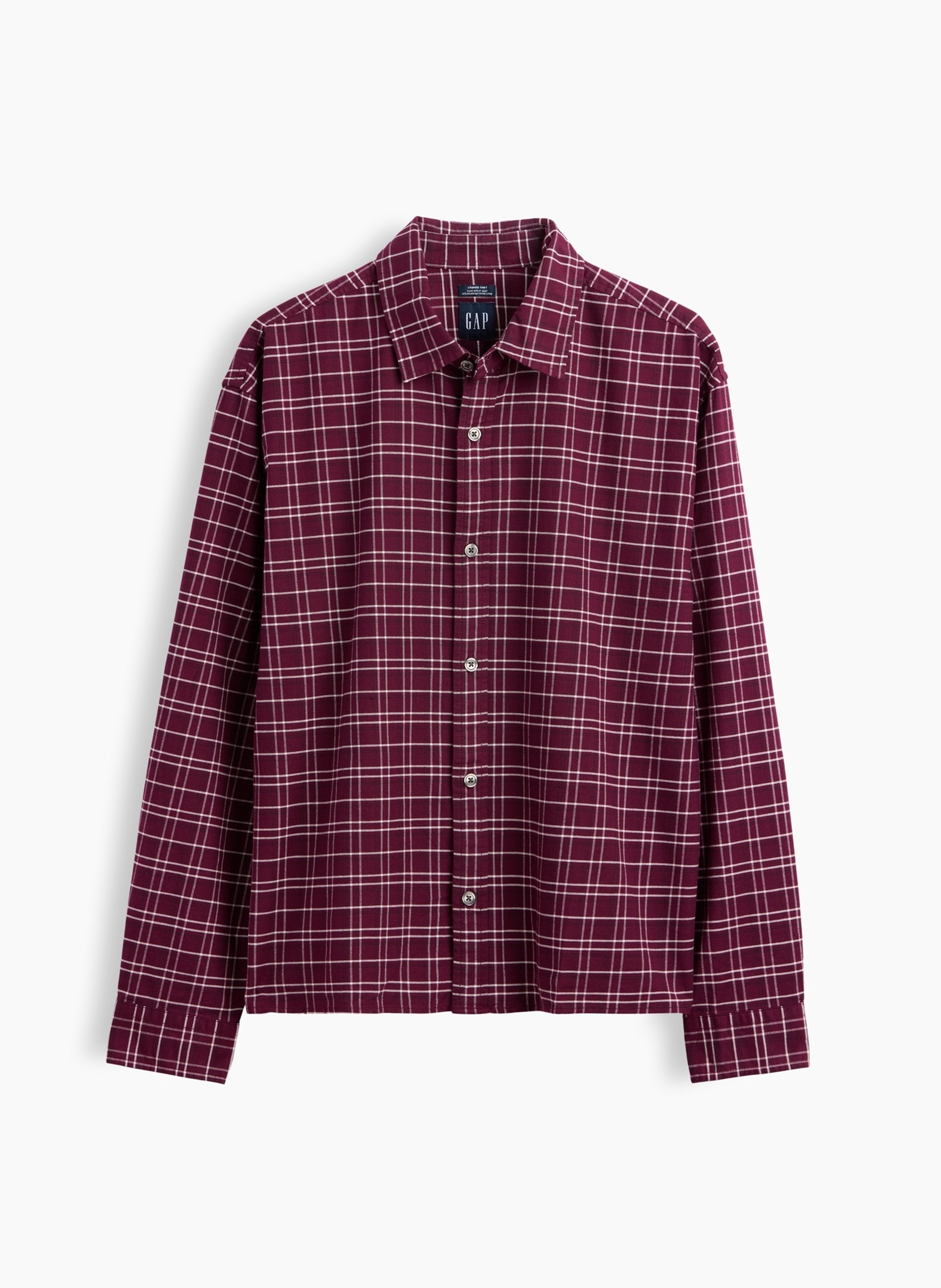 Crop košile Oxford Shirt - 004