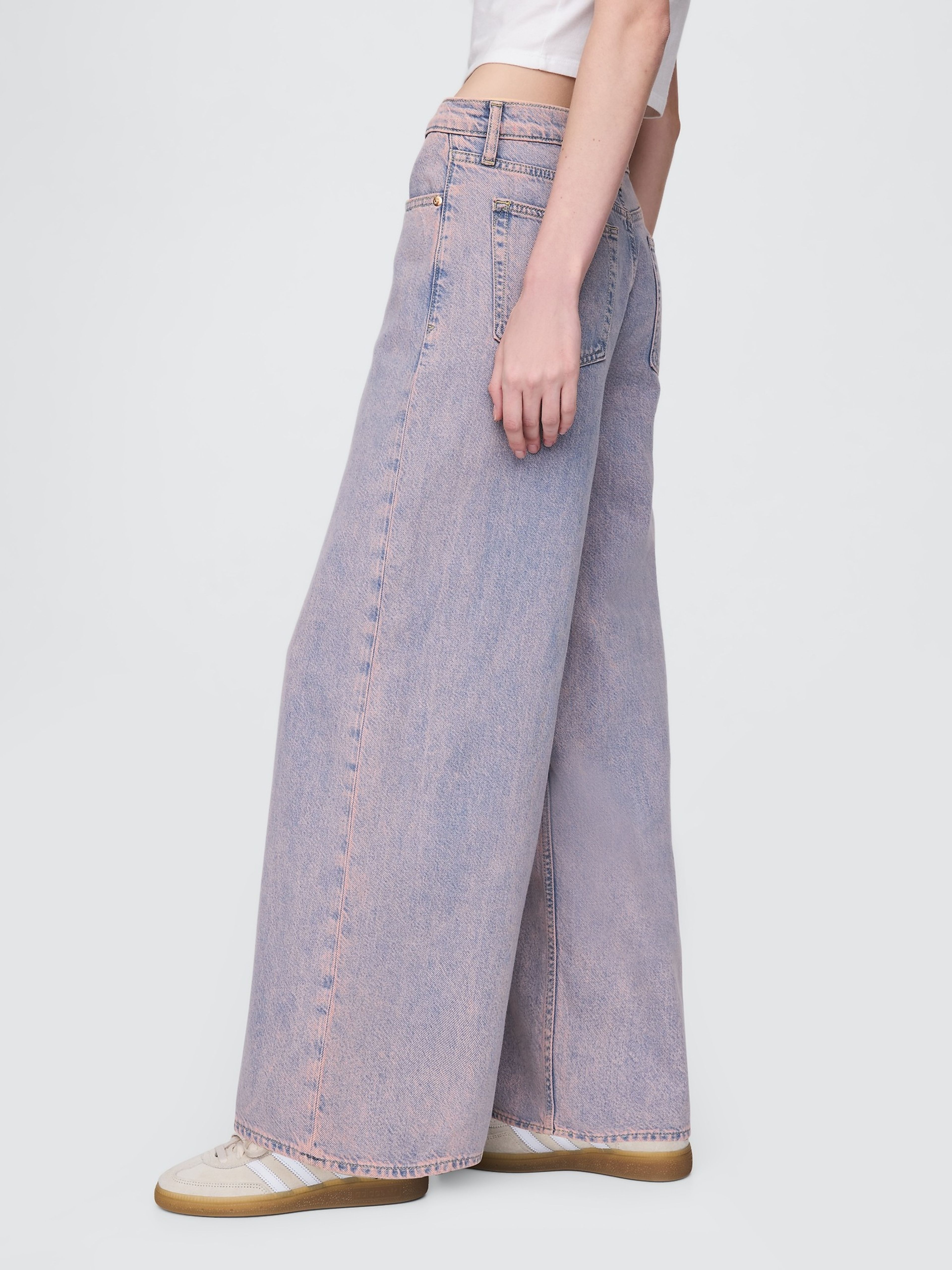 Jeans Baggy Rose Mist Pink - 003