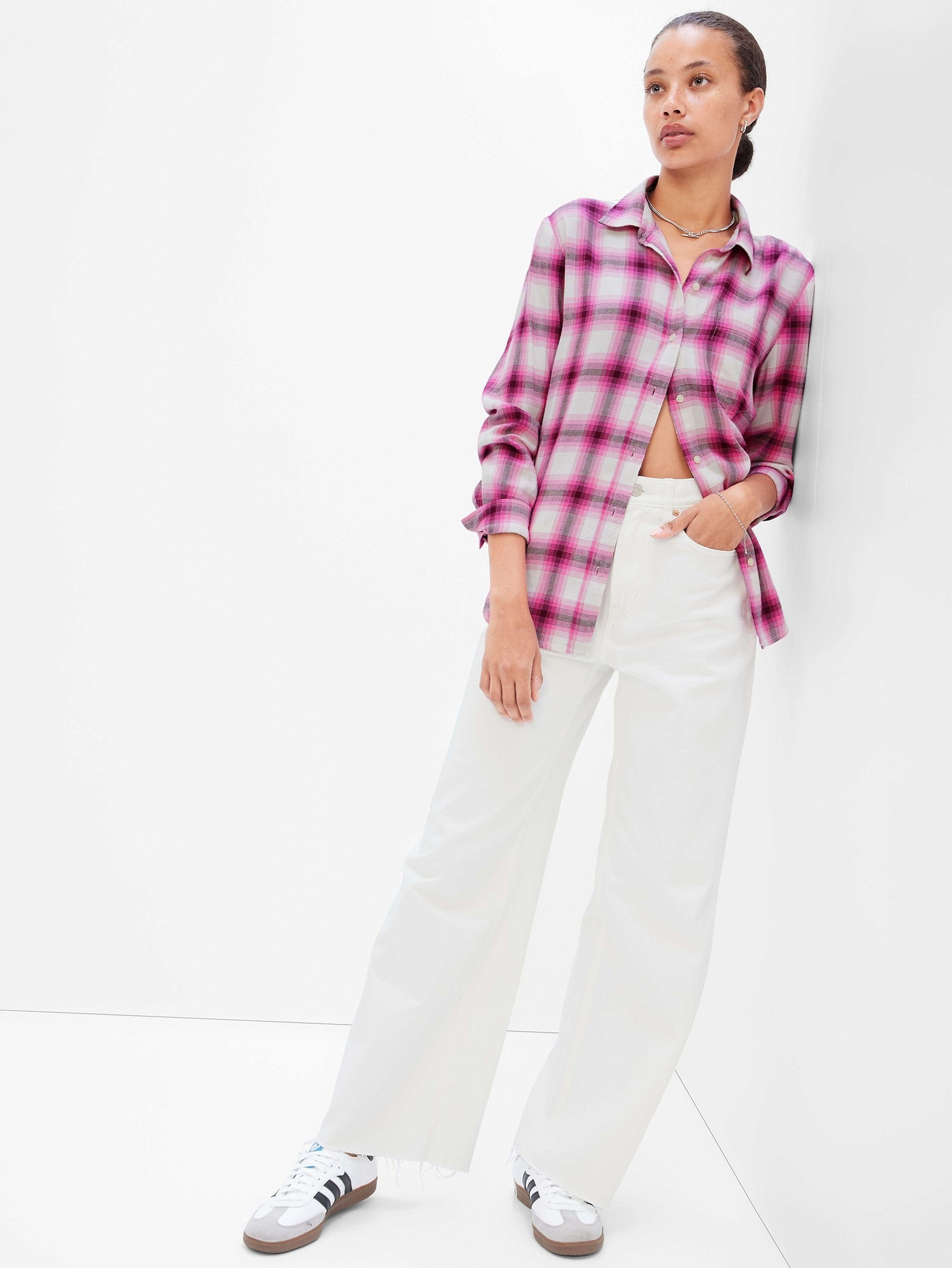 Kostkovaná flanelová košile