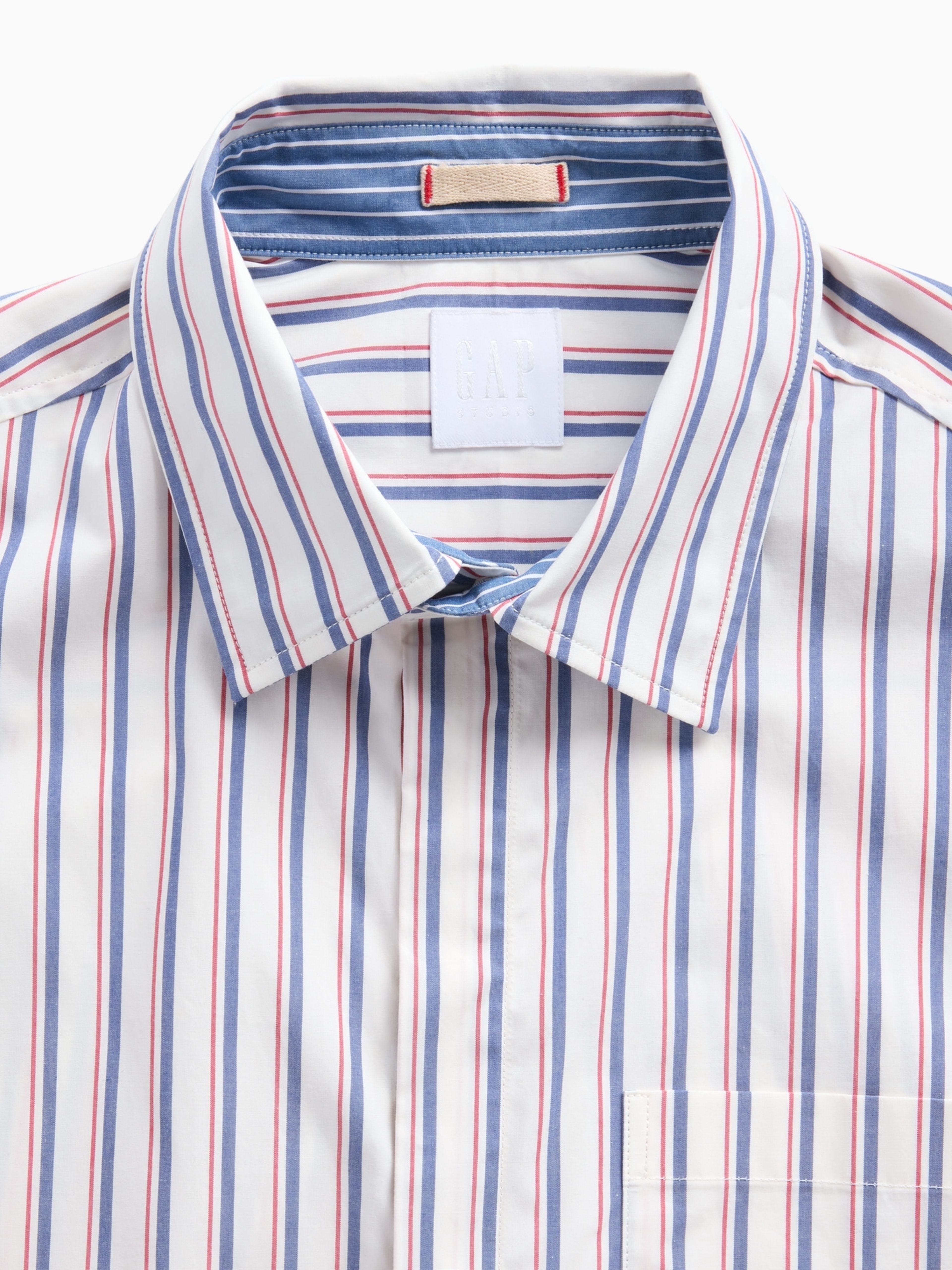 Popelínová košeľa Big Shirt GapStudio by Zac Posen unisex - 008