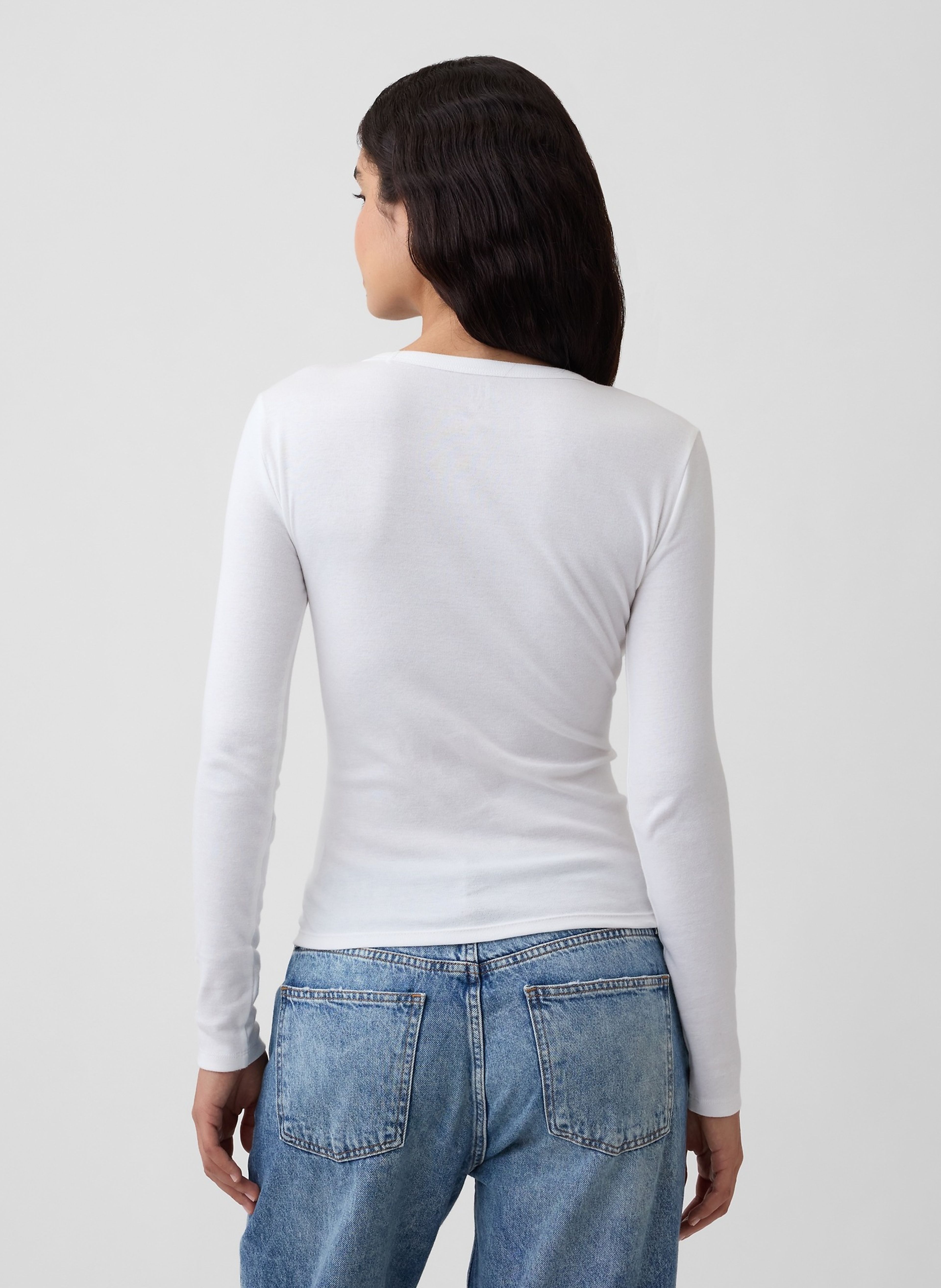 T-shirt en maille côtelée - 002