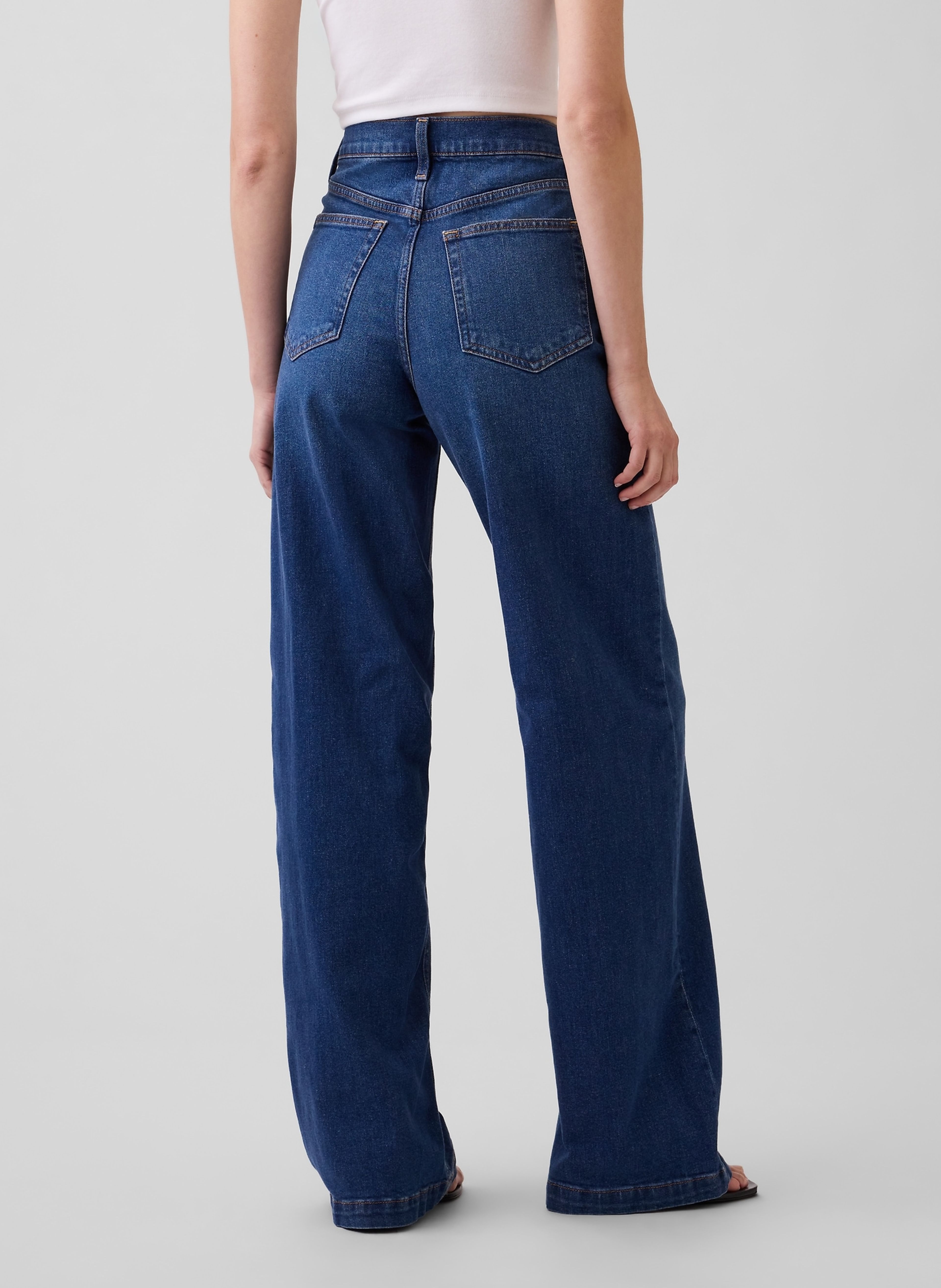 Blugi High Rise Stride Wide - 005