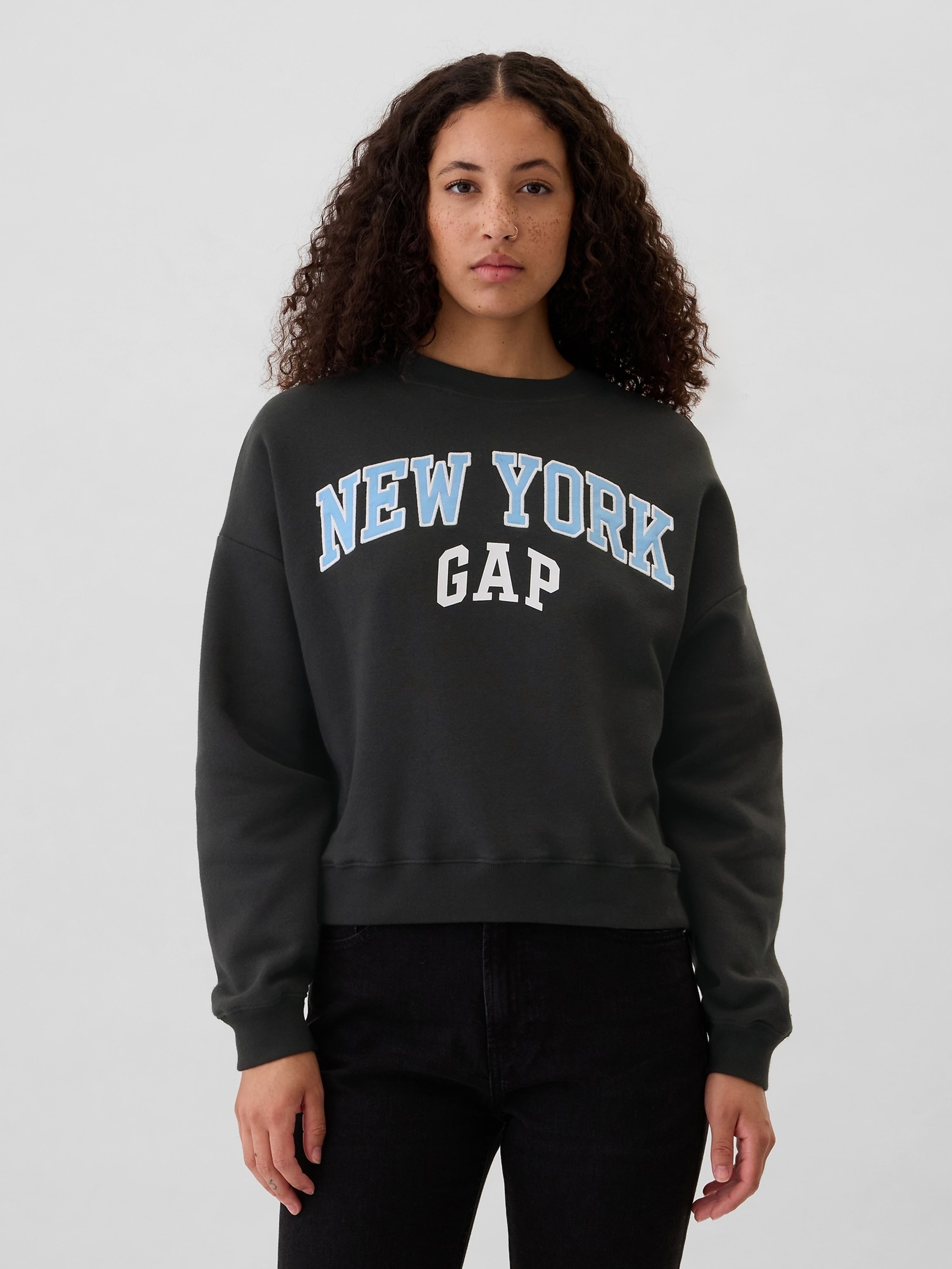 Oversize-Sweatshirt mit Logo
