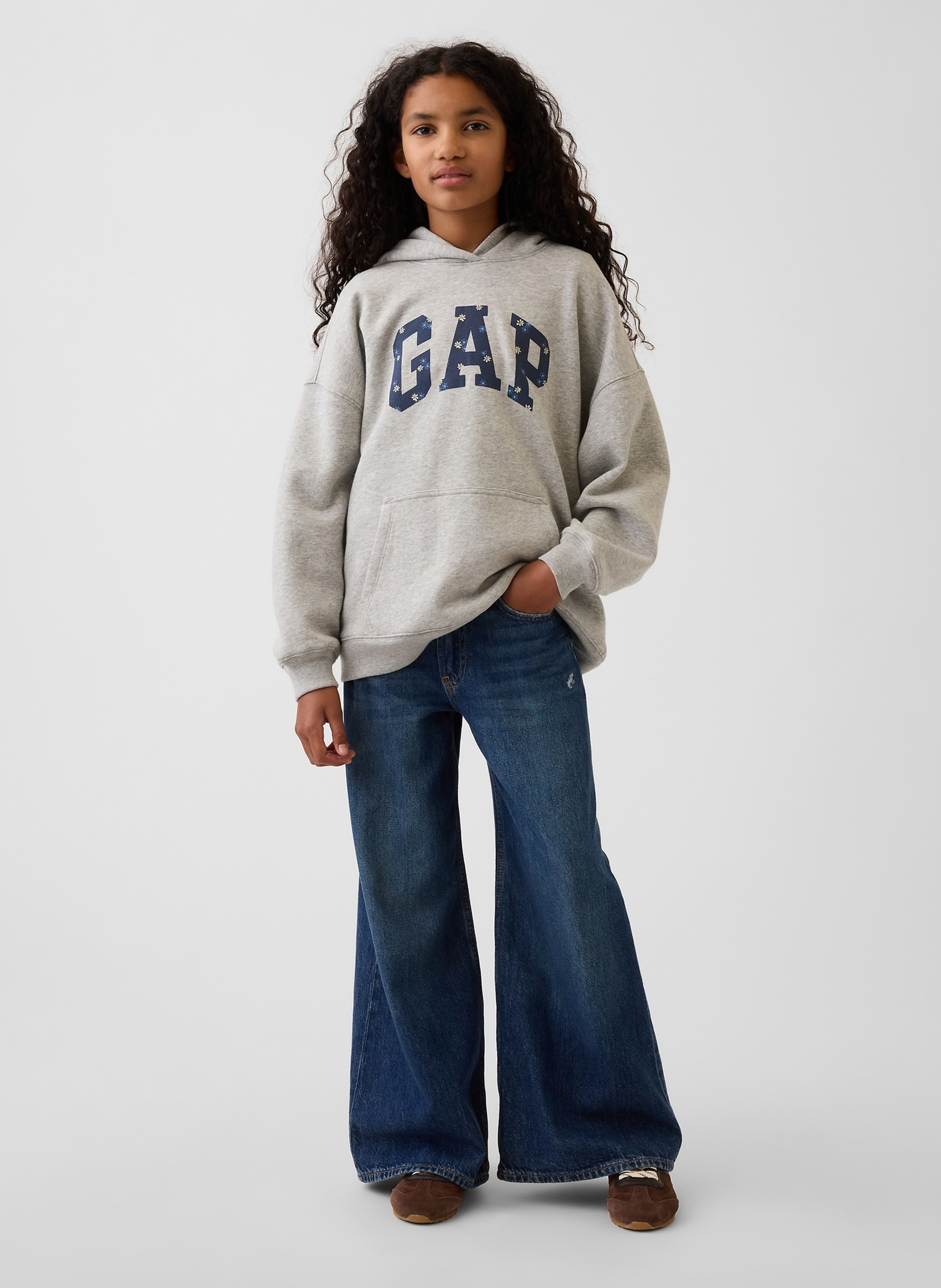 Dziecięca bluza oversize VintageSoft z logo - 002