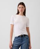 T-shirt à manches courtes-Blanc - 001