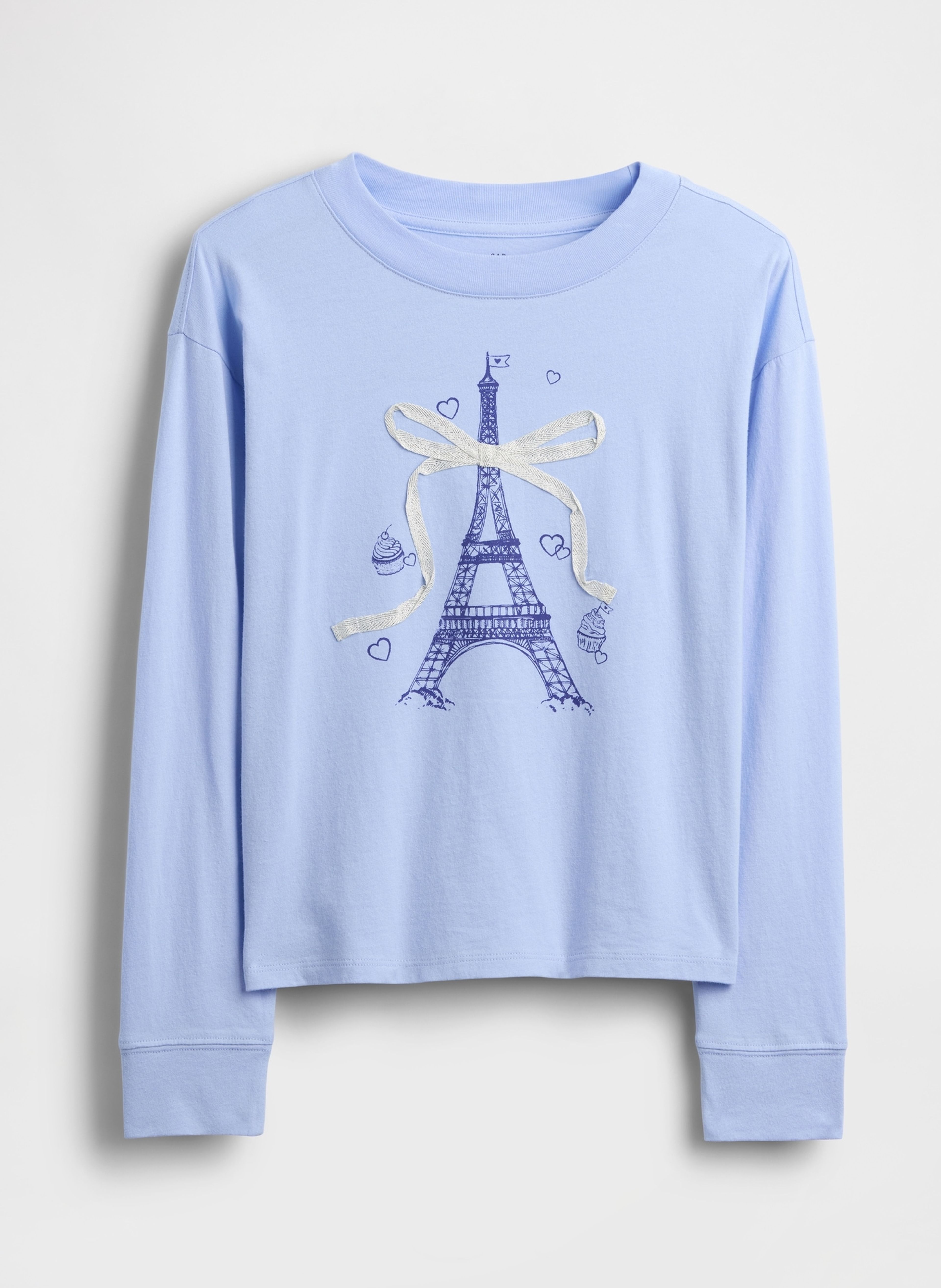 Dziecięcy oversize t-shirt z logo Gap & Disney - 002